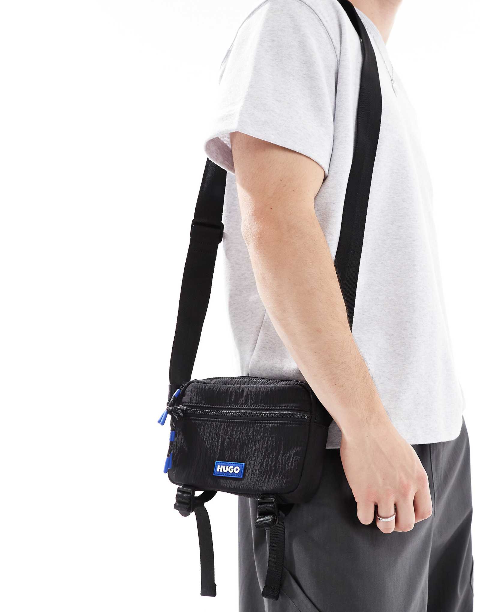 Сумка через плечо HUGO BLUE Vytal черного цвета