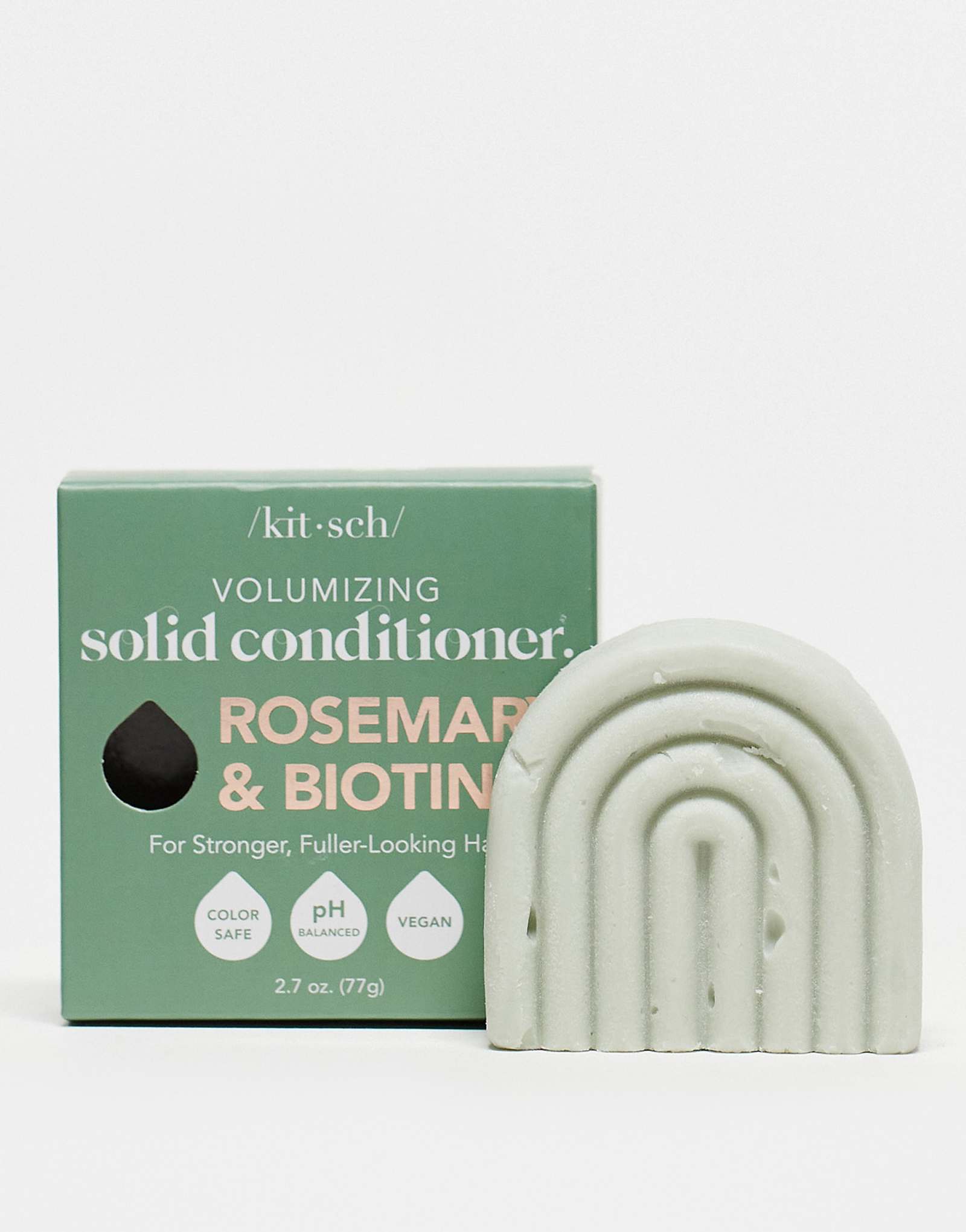 Твердый кондиционер для придания объема с розмарином и биотином Kitsch, 77 г