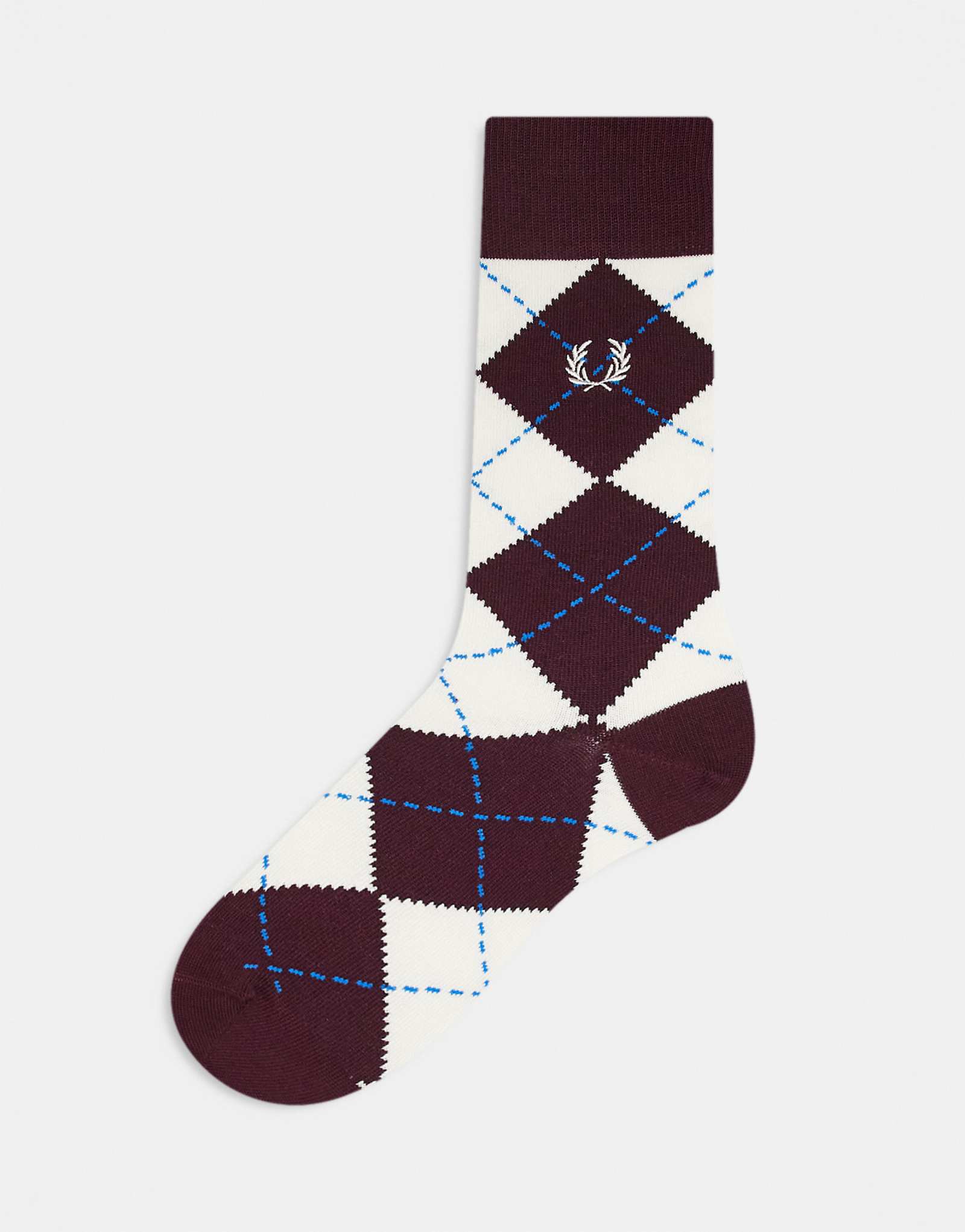 Носки Fred Perry argyle бордового цвета 5090₽