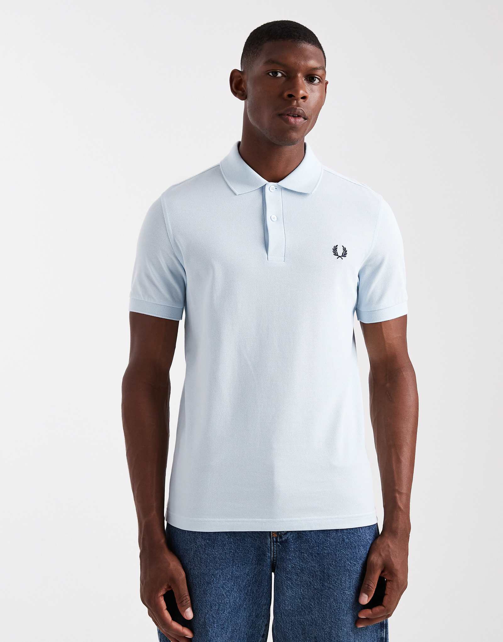 Рубашка поло Fred Perry светло-голубого цвета 14890₽