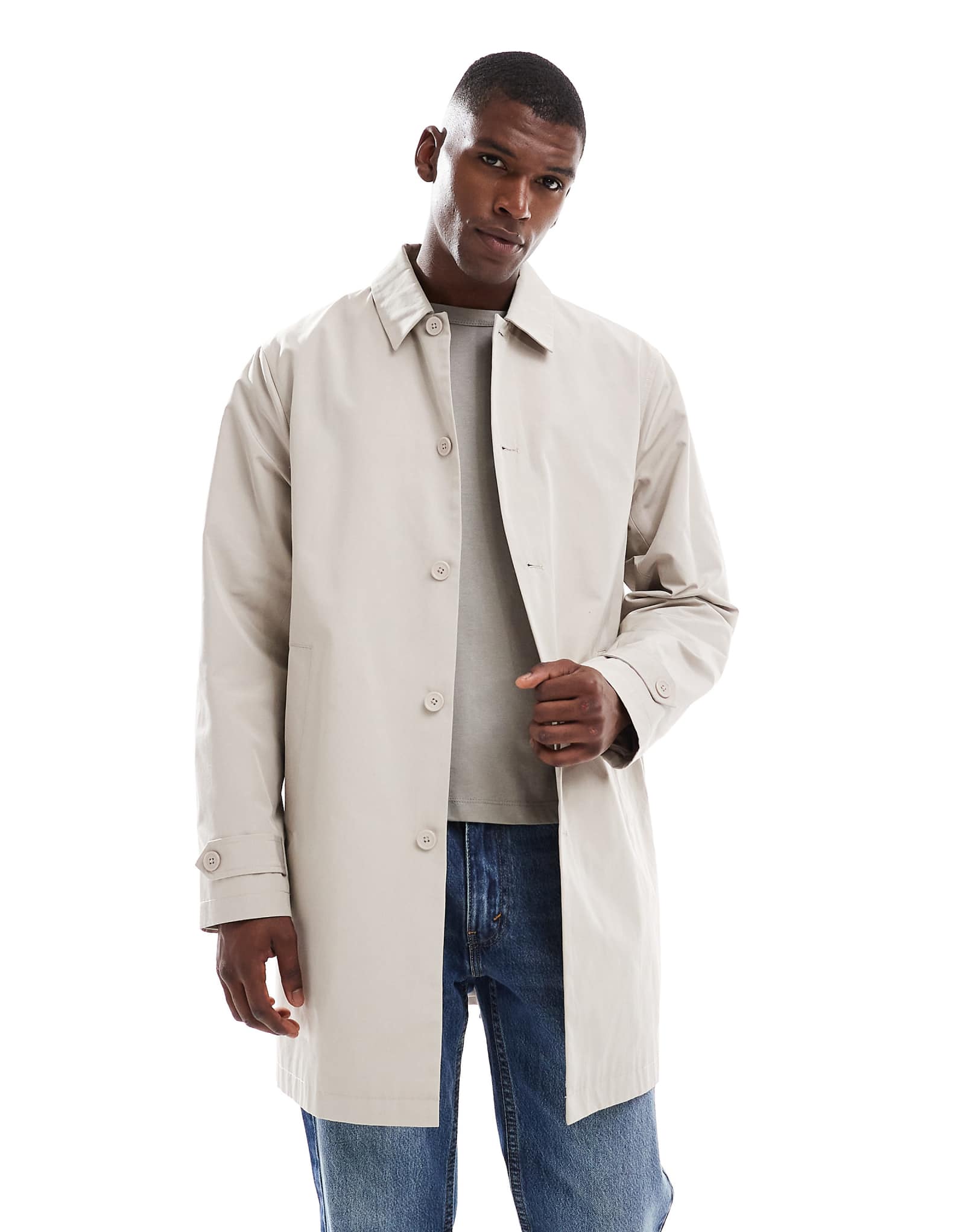 Нейлоновое автомобильное пальто New Look с отделкой под камень 21890₽