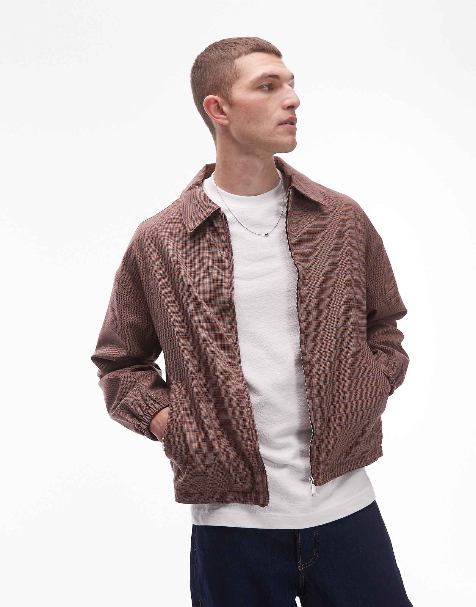 Куртка Topman harrington в клетку