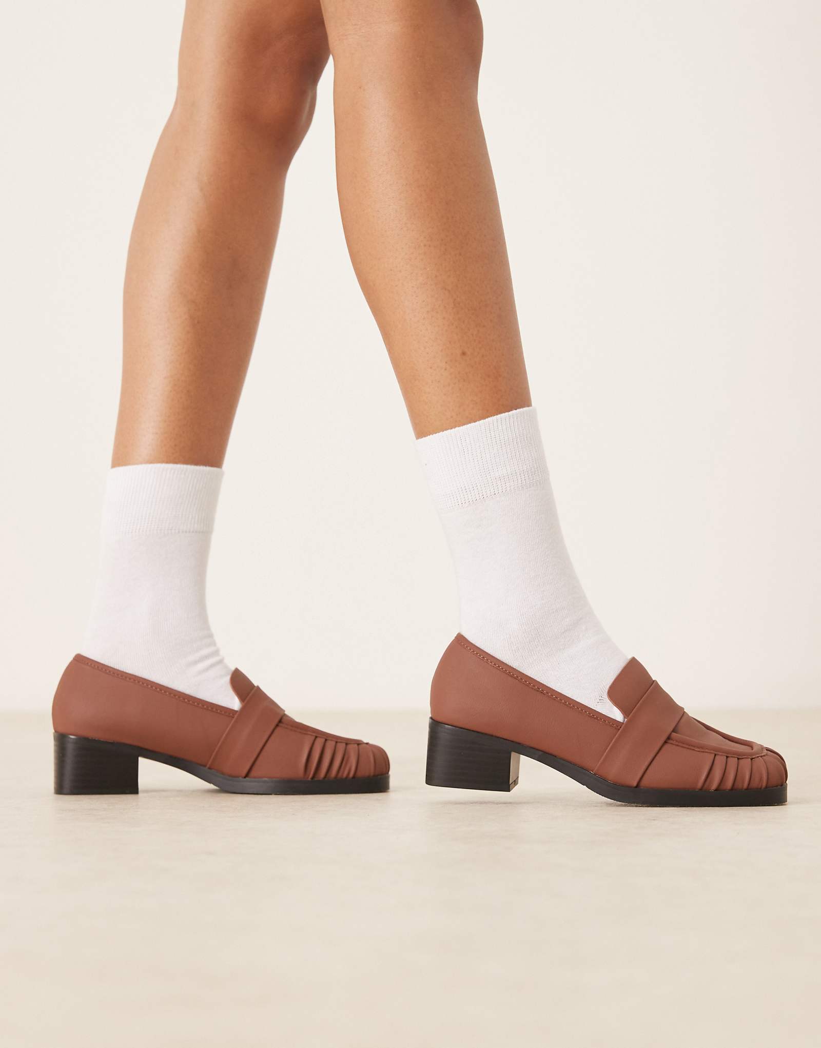 Коричневые мокасины RAID Aarvi с квадратным носком 12490₽