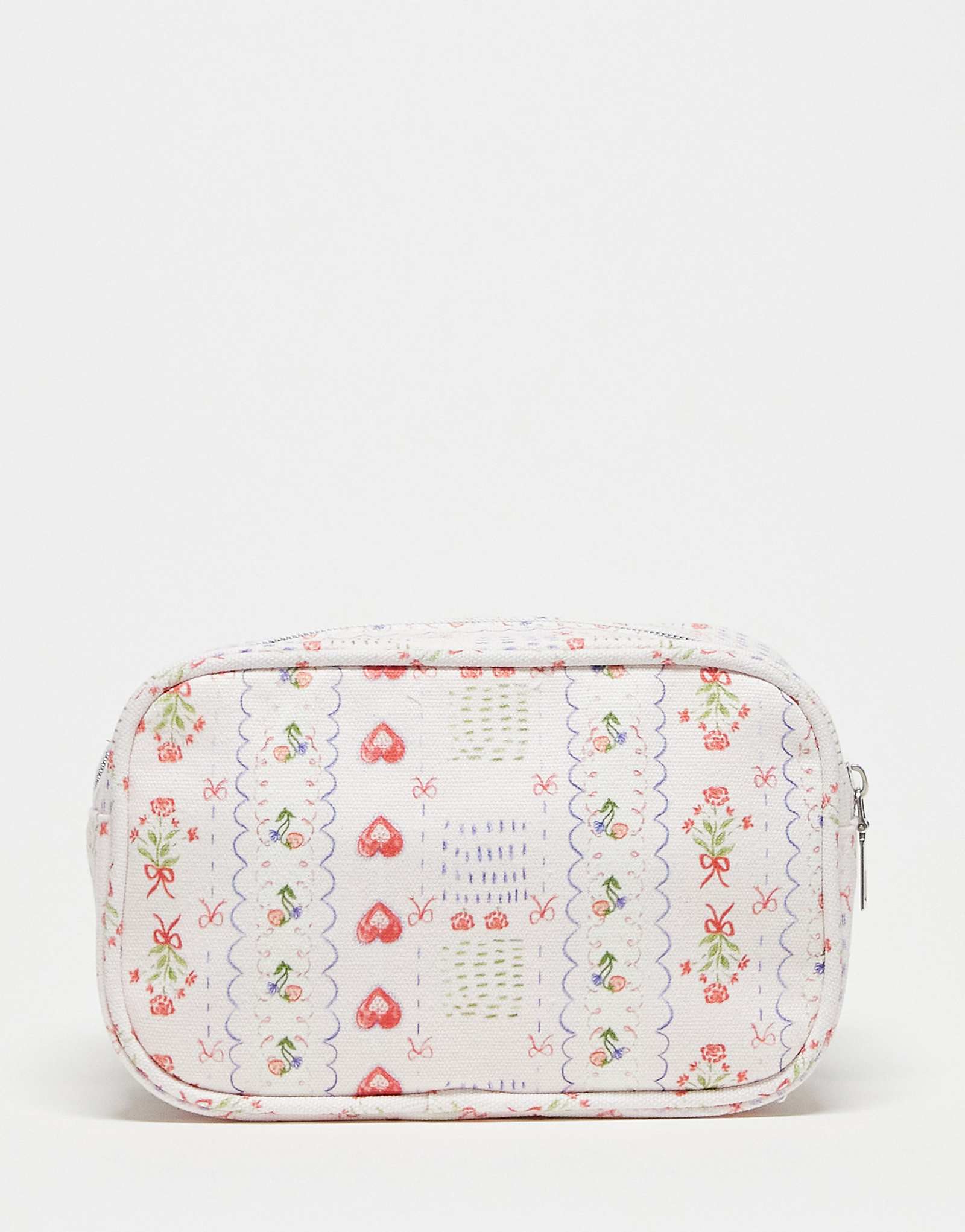 Косметичка для макияжа с цветочными обоями Daisy Street