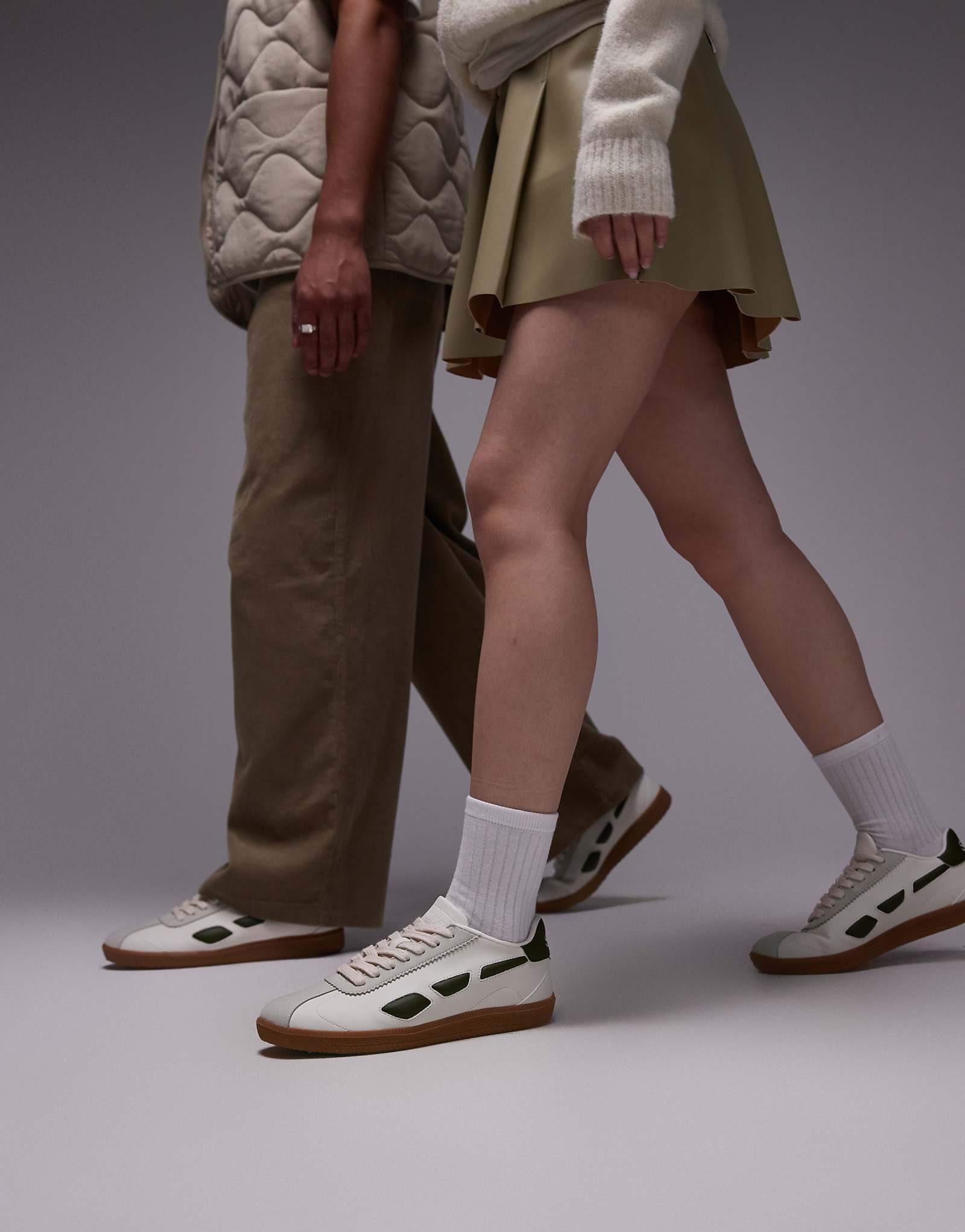 Кроссовки Saye унисекс Modelo '70 цвета хаки