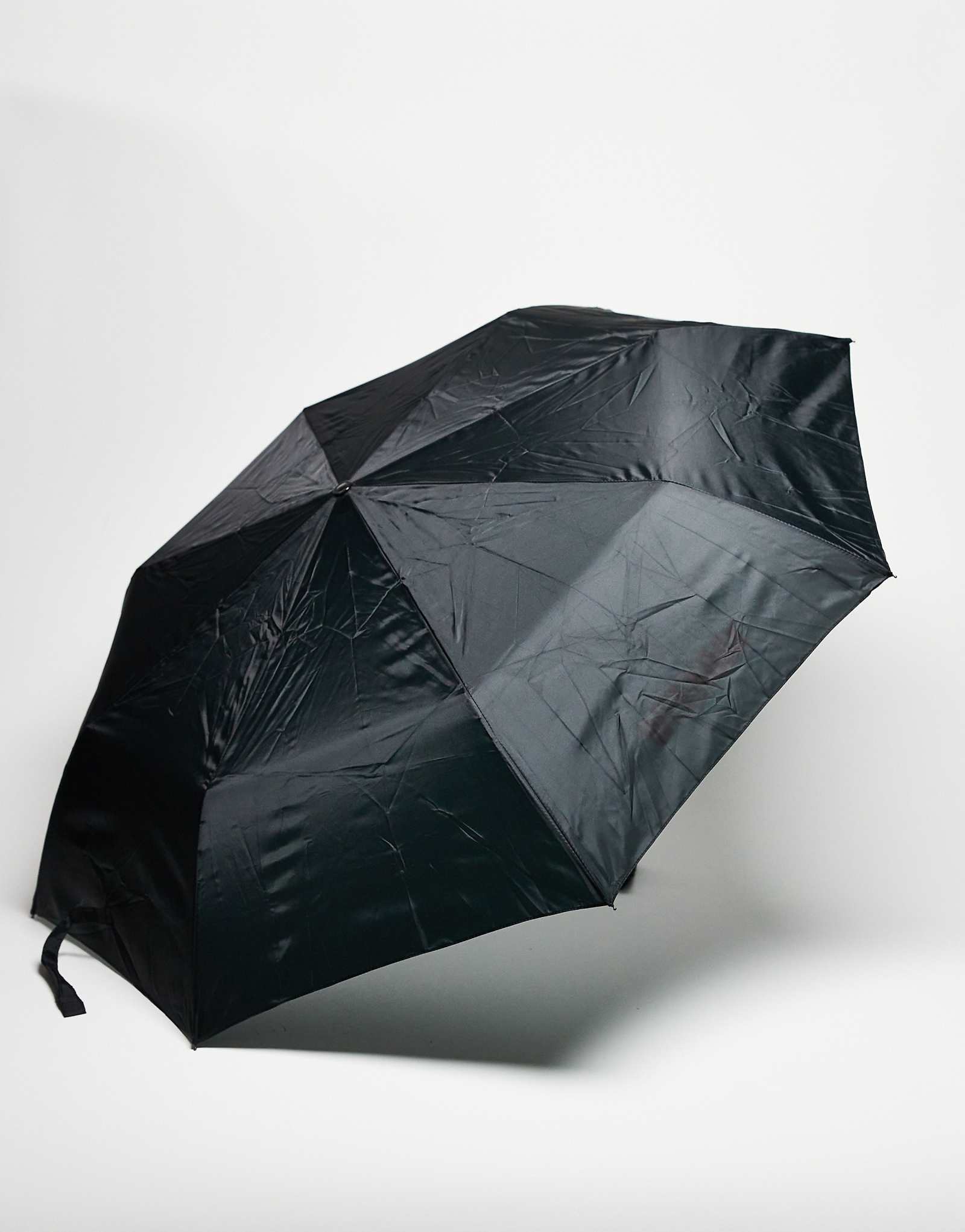 Зонт для буднего дня с логотипом черного цвета