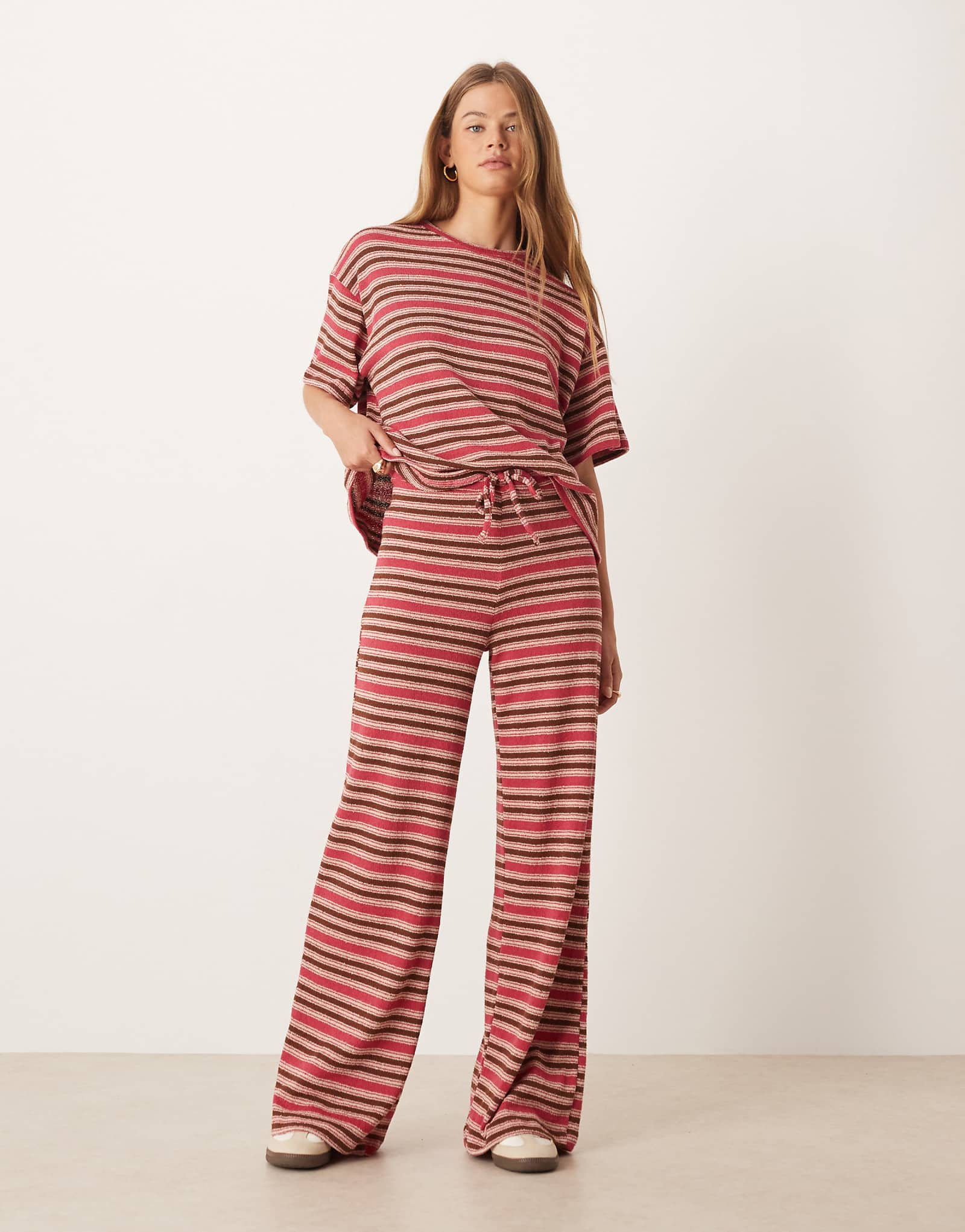 Широкие брюки ASOS DESIGN в полоску часть комплекта 8790₽