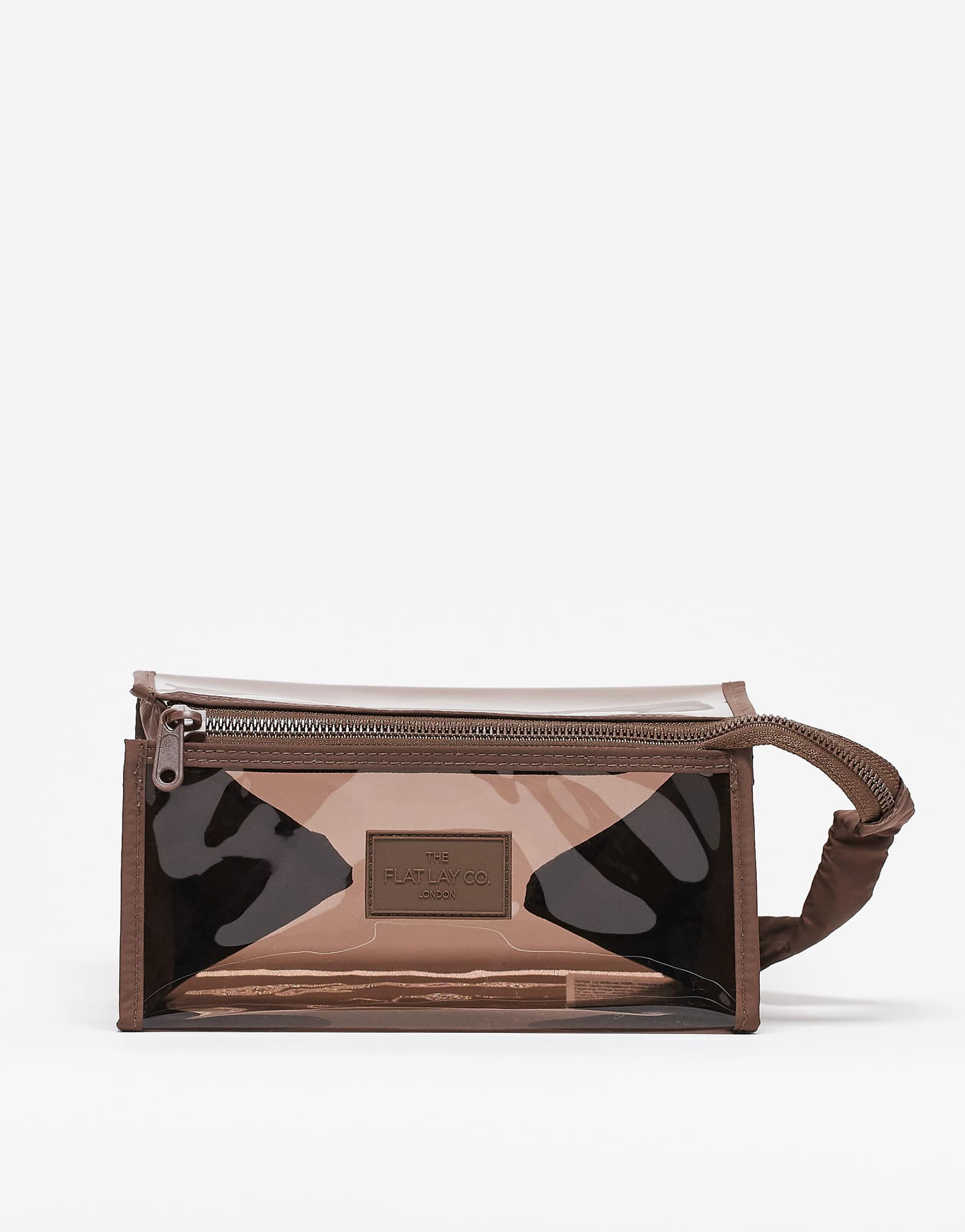 ЭКСКЛЮЗИВНАЯ косметичка Jelly Flat Lay от ASOS - Эспрессо коричневого цвета 8990₽