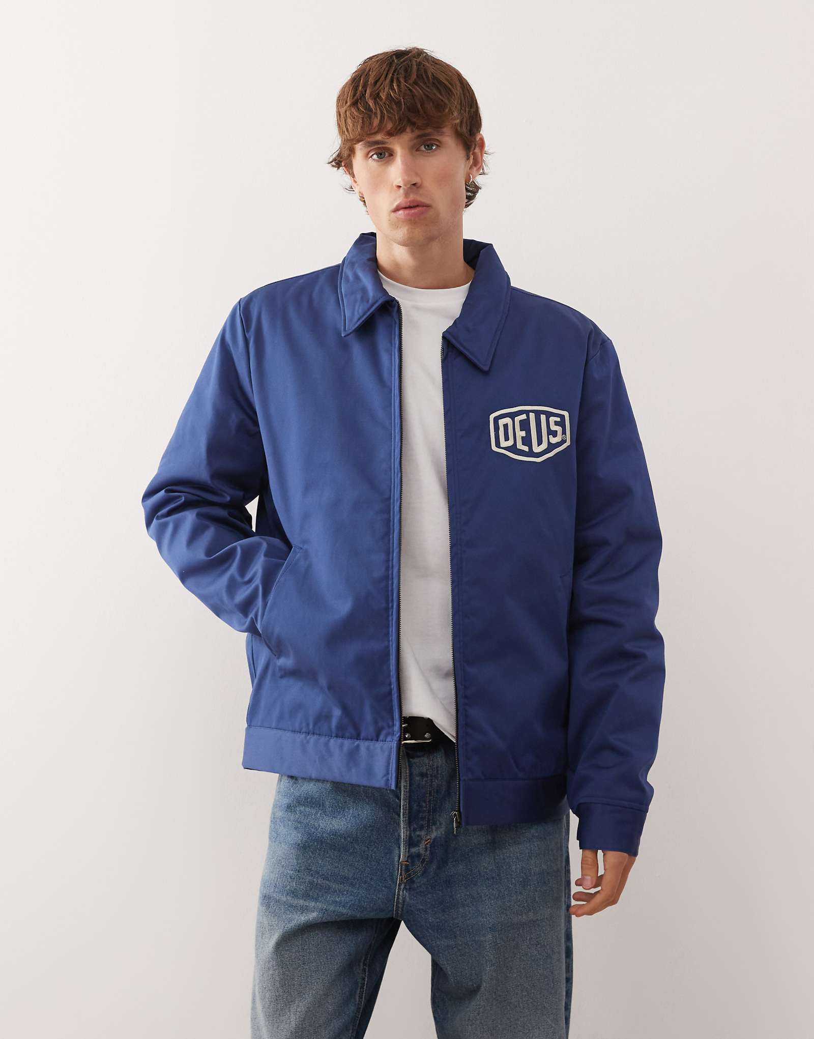 Куртка Deus Ex Machina workwear 2.0 темно-синего цвета