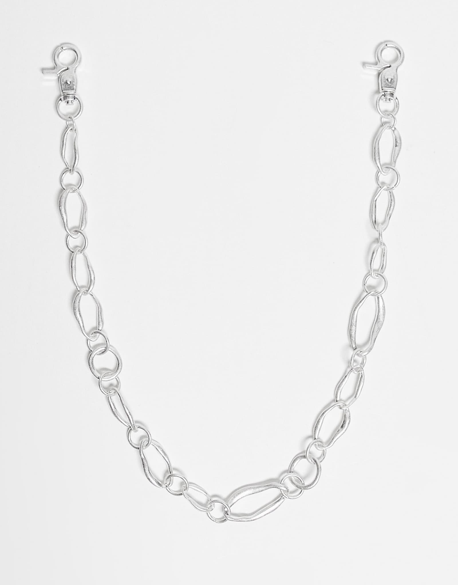 Цепочка для джинсов molten link от ASOS DESIGN festival серебристого цвета 2690₽