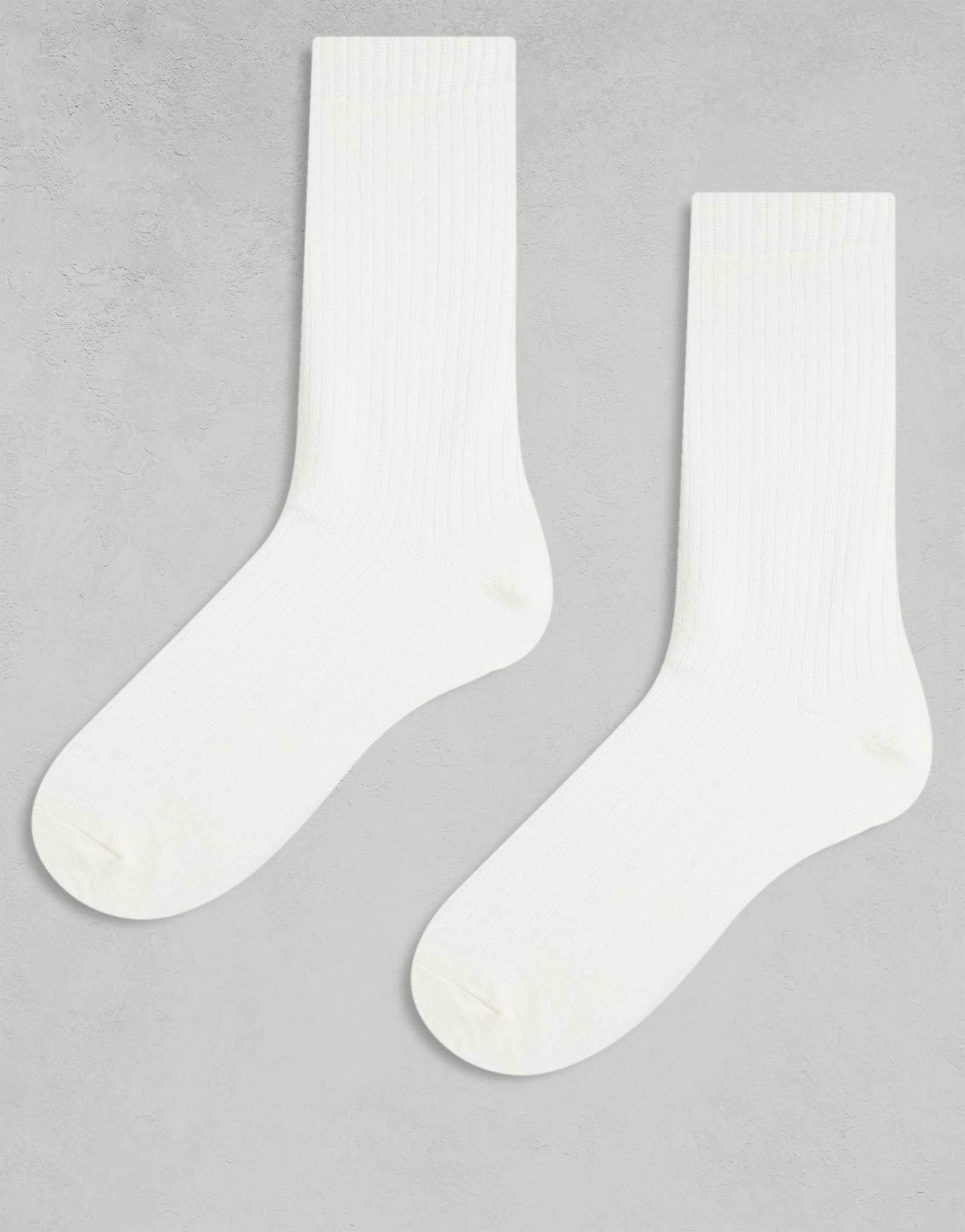- Other Stories 2 упаковки носков из хлопчатобумажной смеси в рубчик белого цвета 4290₽