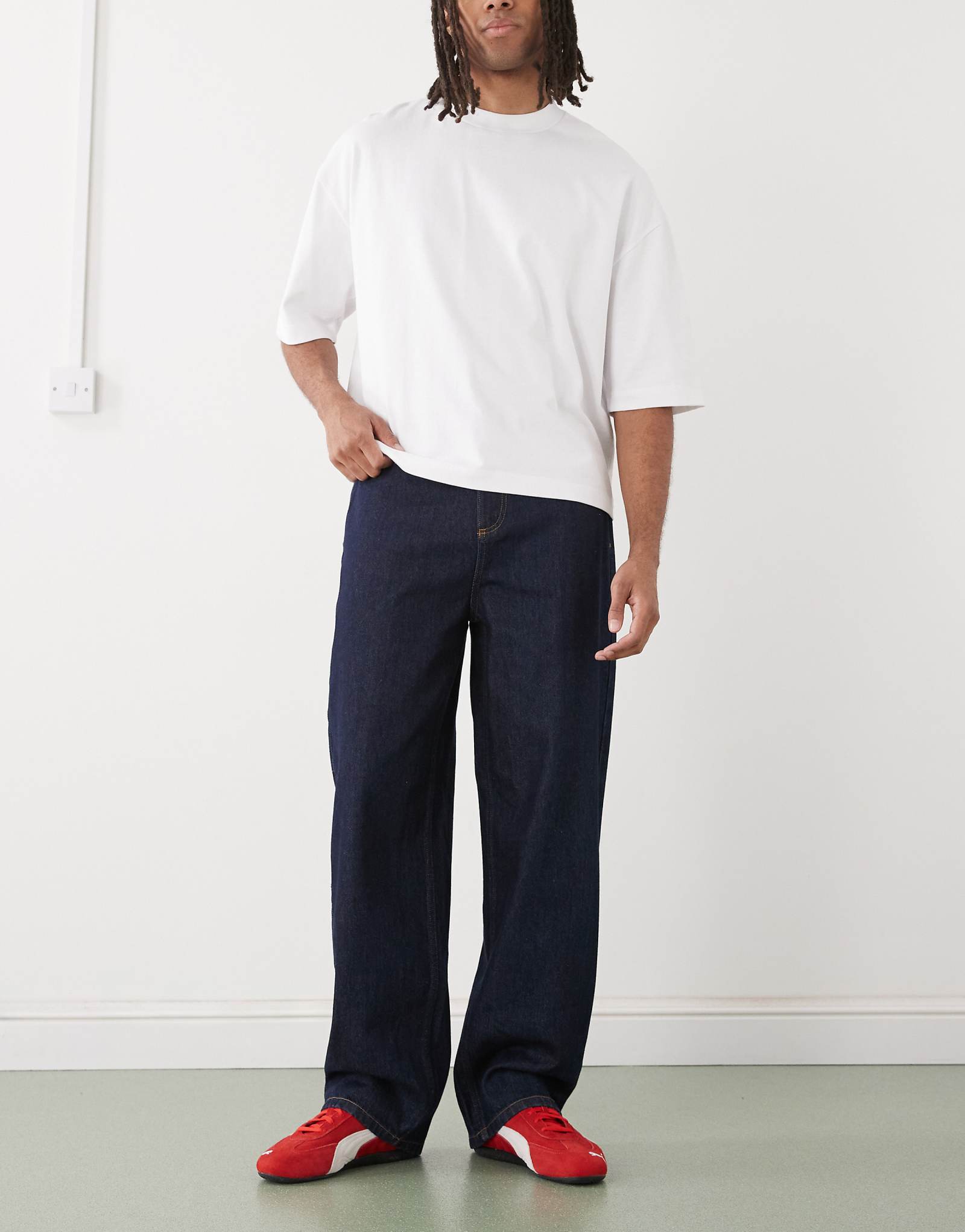 Джинсы средней посадки COLLUSION antifit после полоскания 11190₽