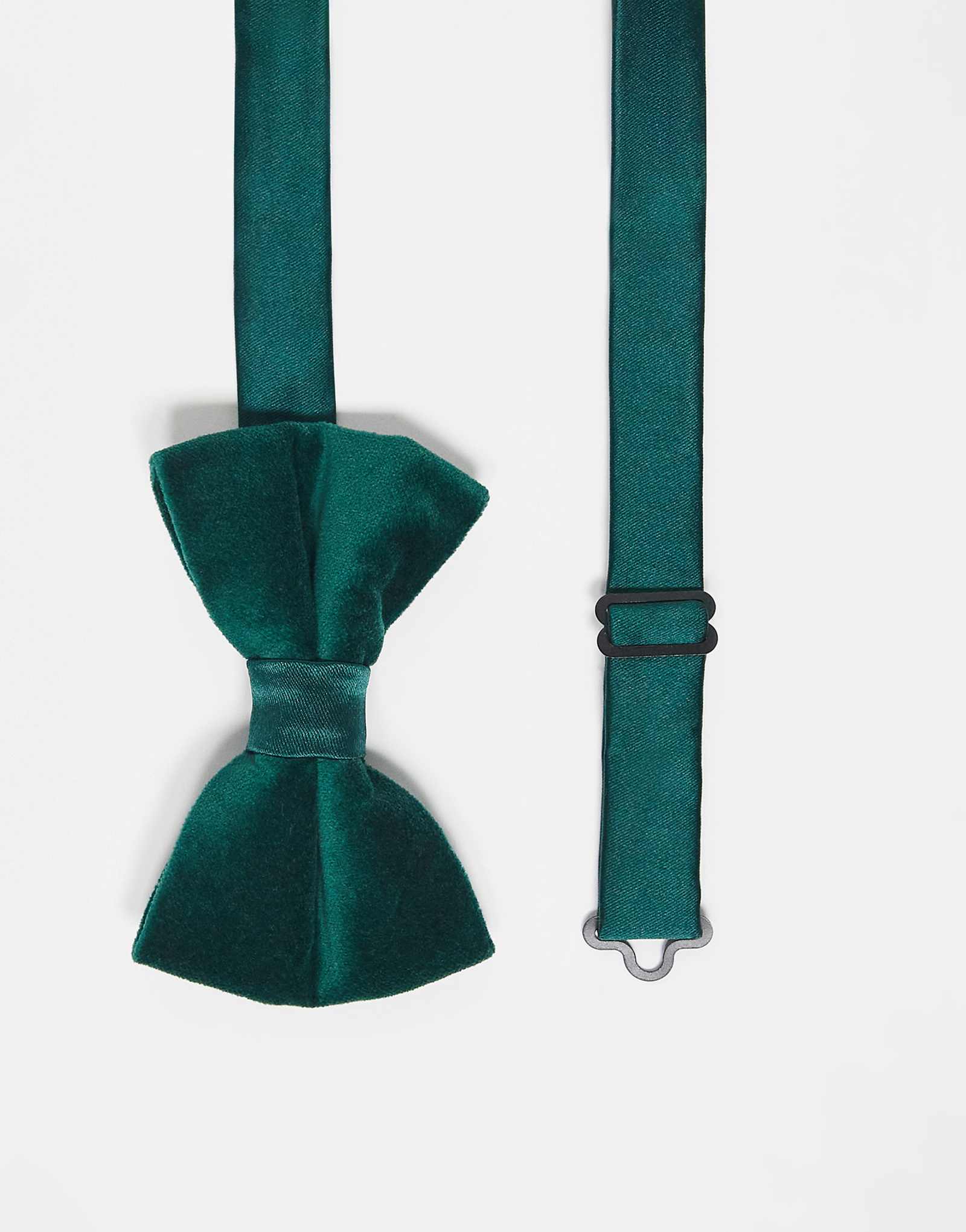 Дизайнерский бархатный галстук-бабочка ASOS зеленого цвета 3490₽