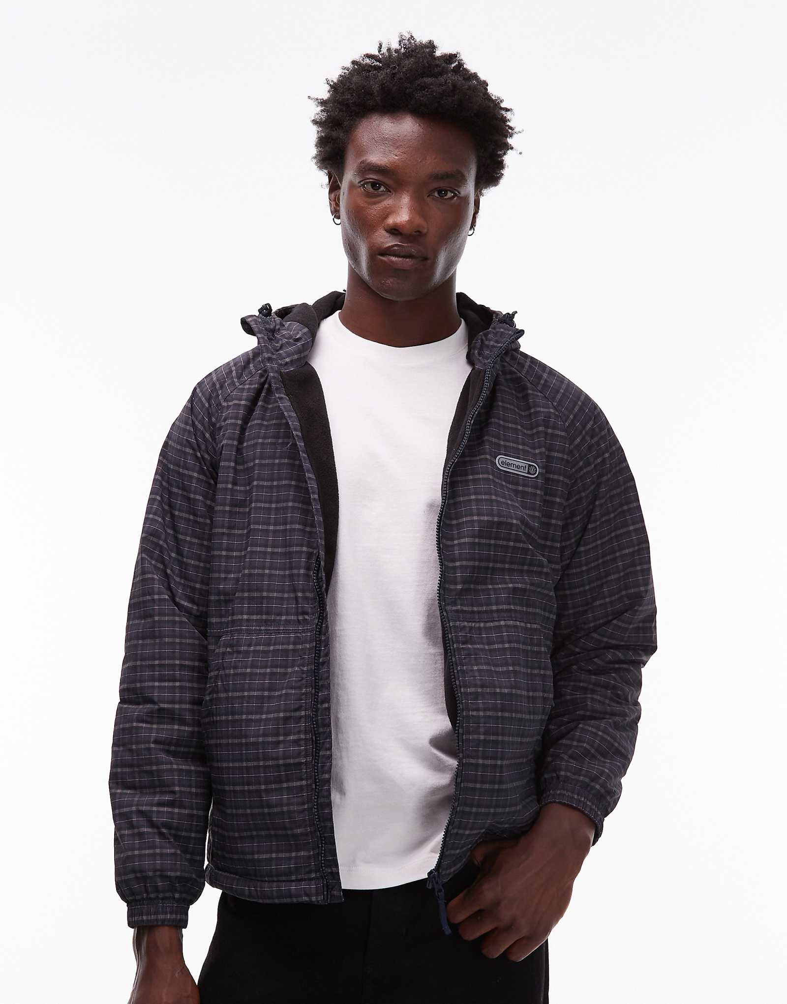 Куртка для спортивного костюма Element alder 20 в клетку темно-синего цвета 47790₽