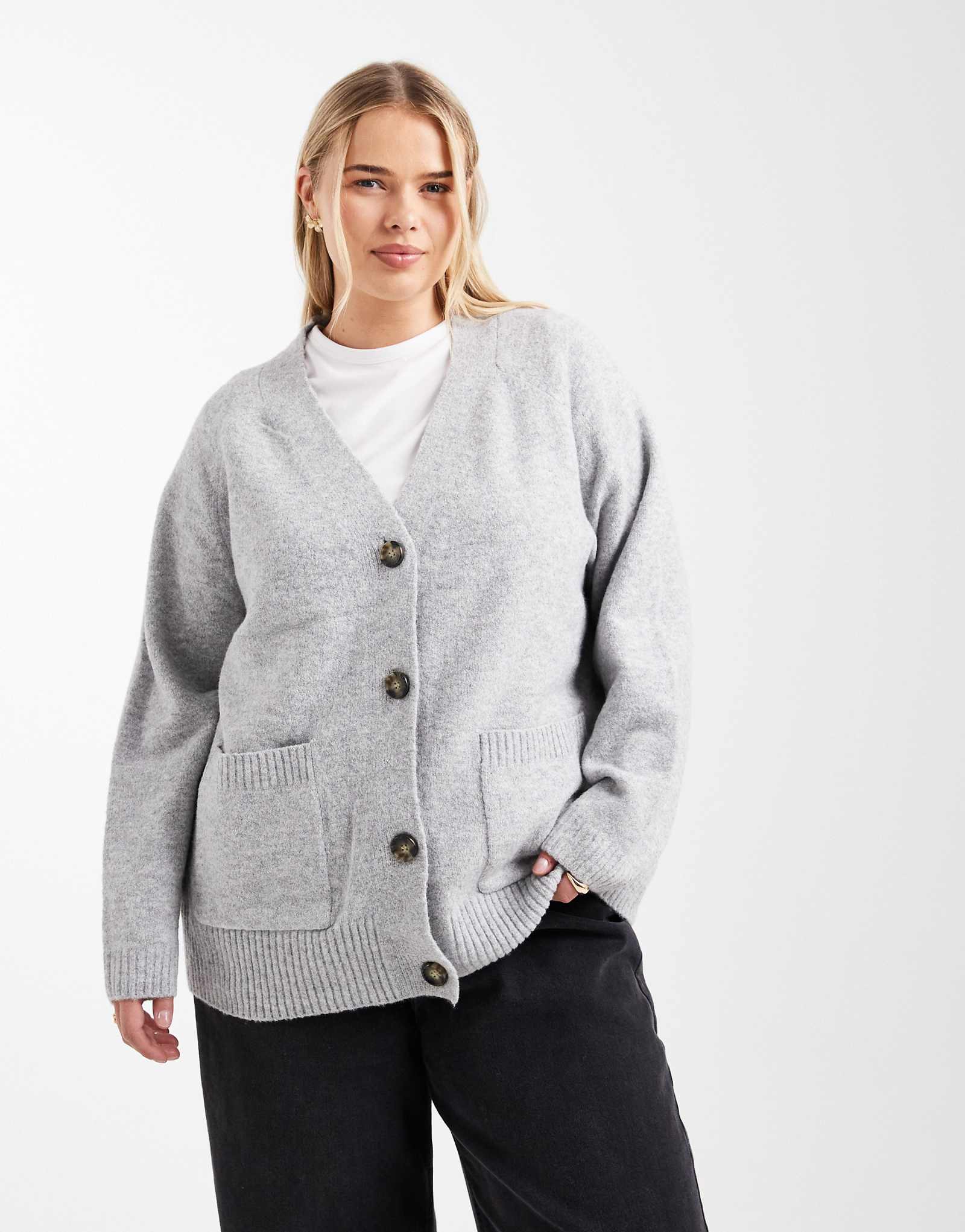Vero Moda Curve - light gray melange 12490₽