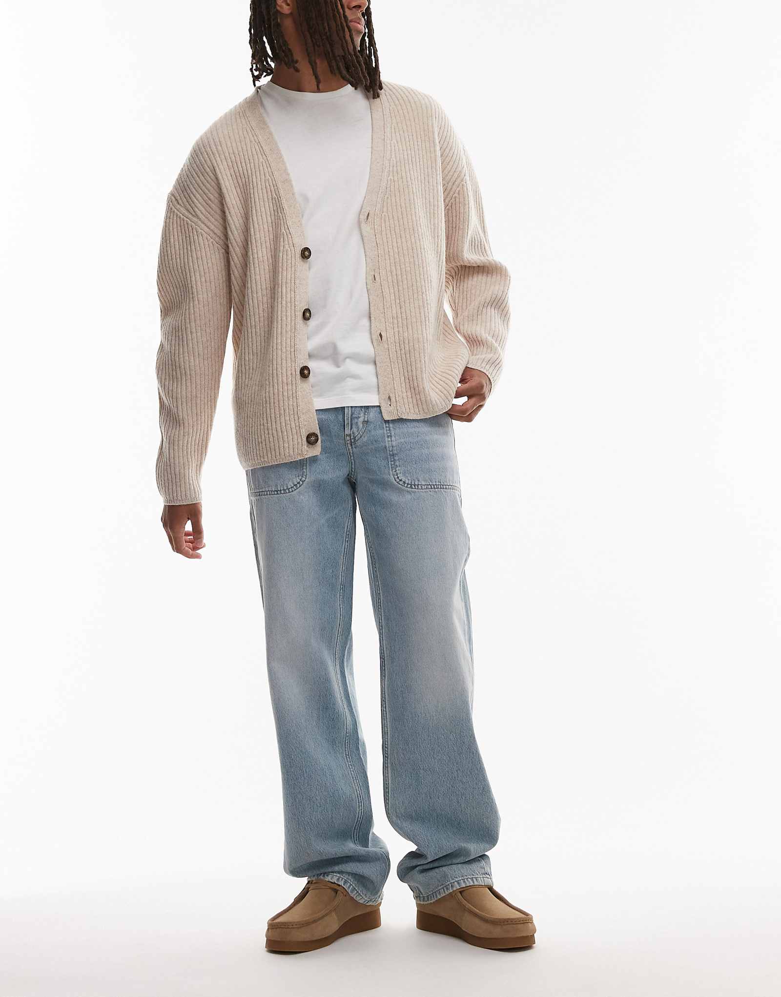 Джинсы Tommy Jeans Jamie свободного кроя с прямыми штанинами в легкой стирке 28390₽