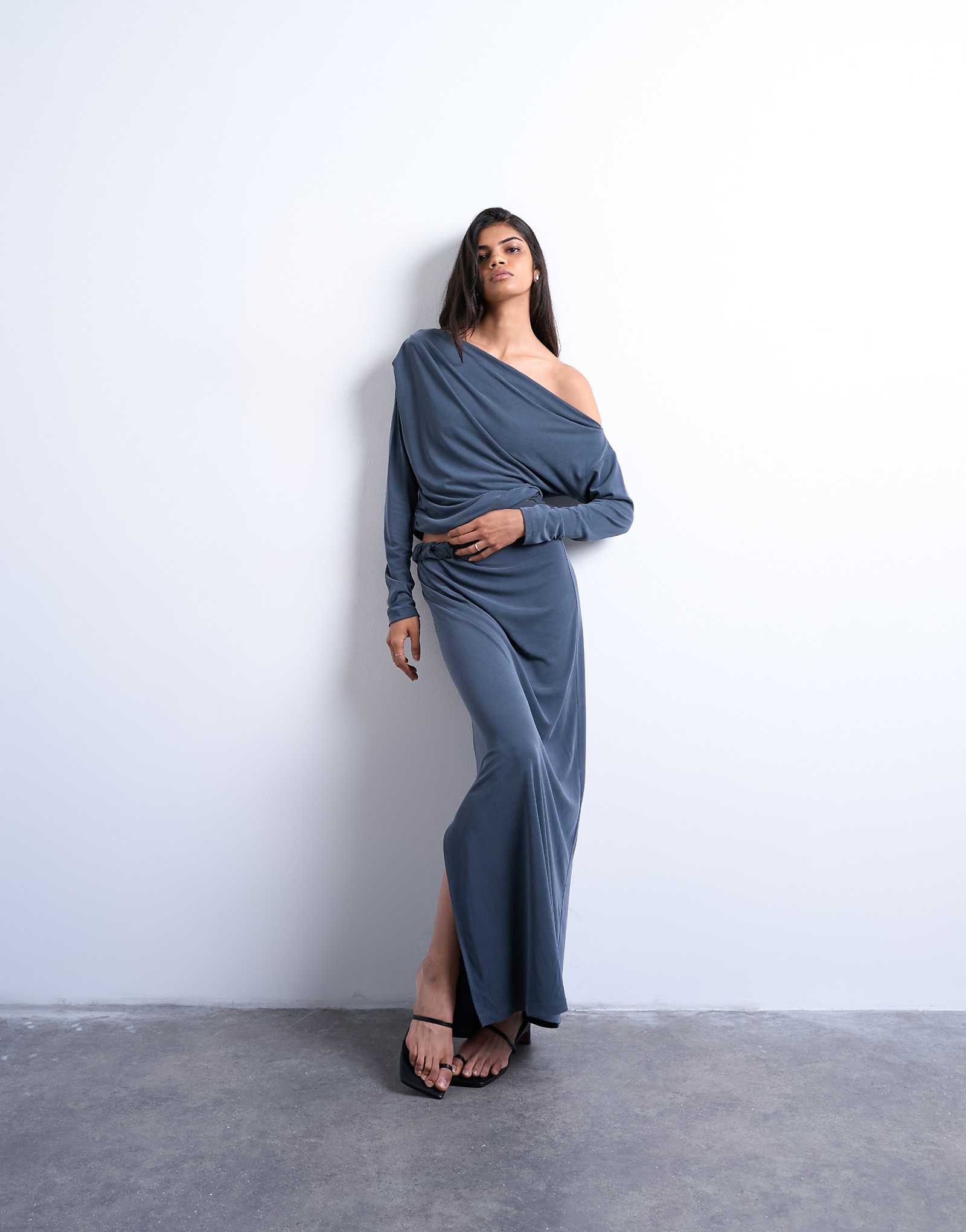 - Topshop cupro twist detail - - CHARCOAL 3890₽