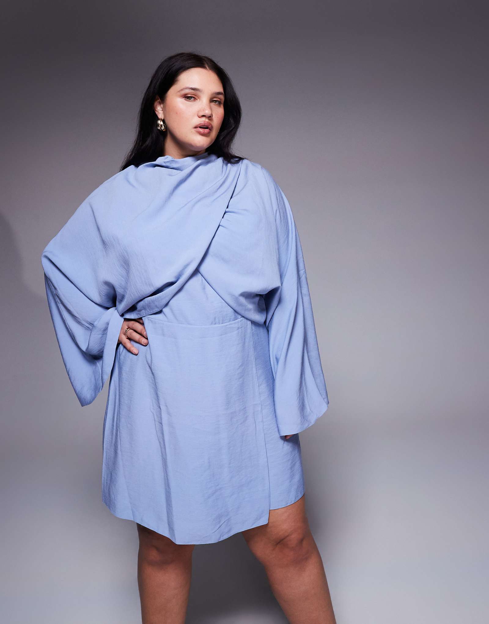 ASOS DESIGN Curve - dusky blue 7190₽