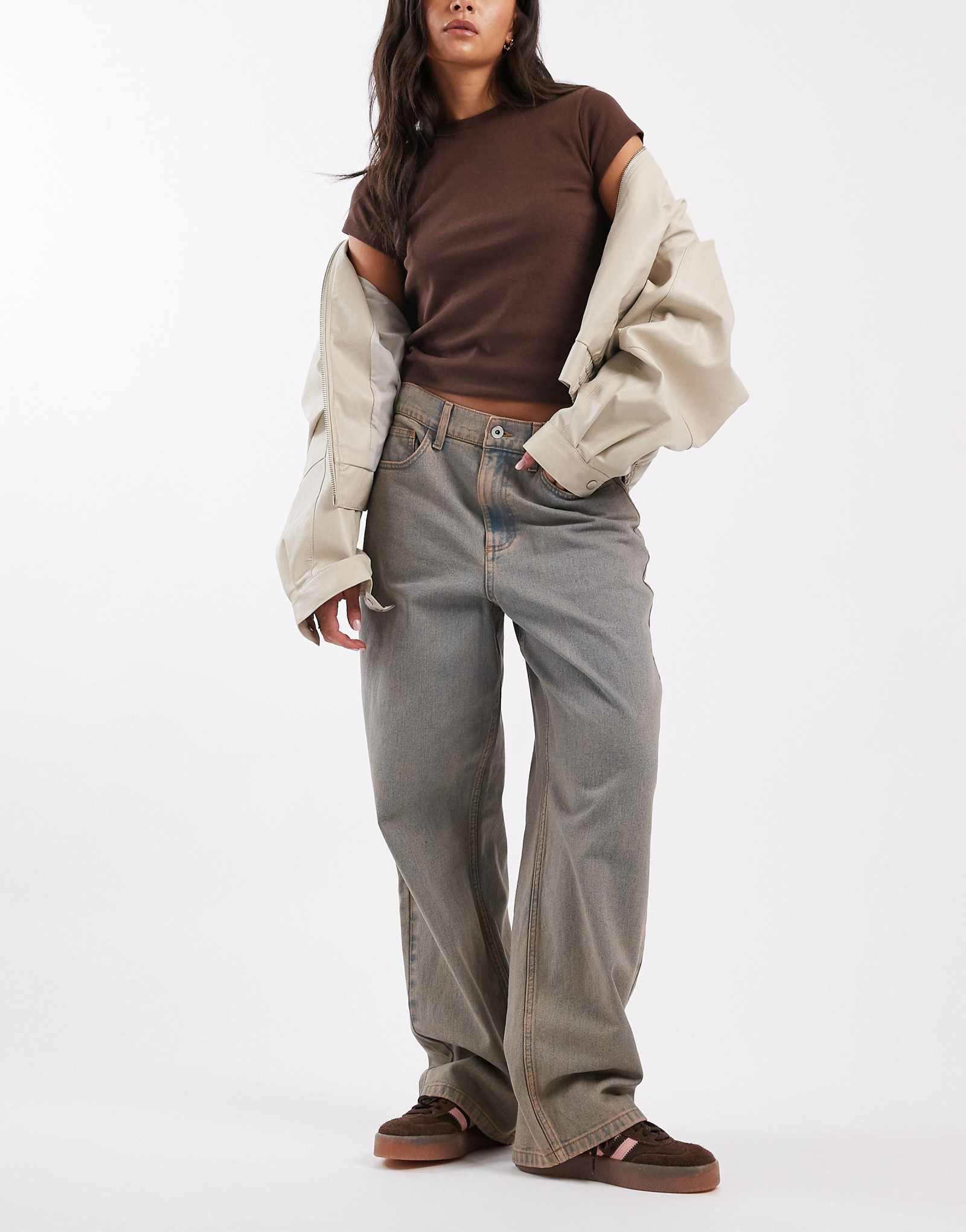 COLLUSION antifit washed brown 10190₽