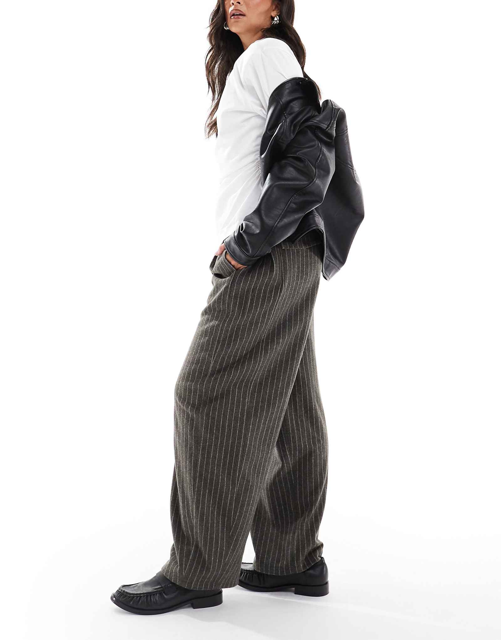 -    charcoal stripe