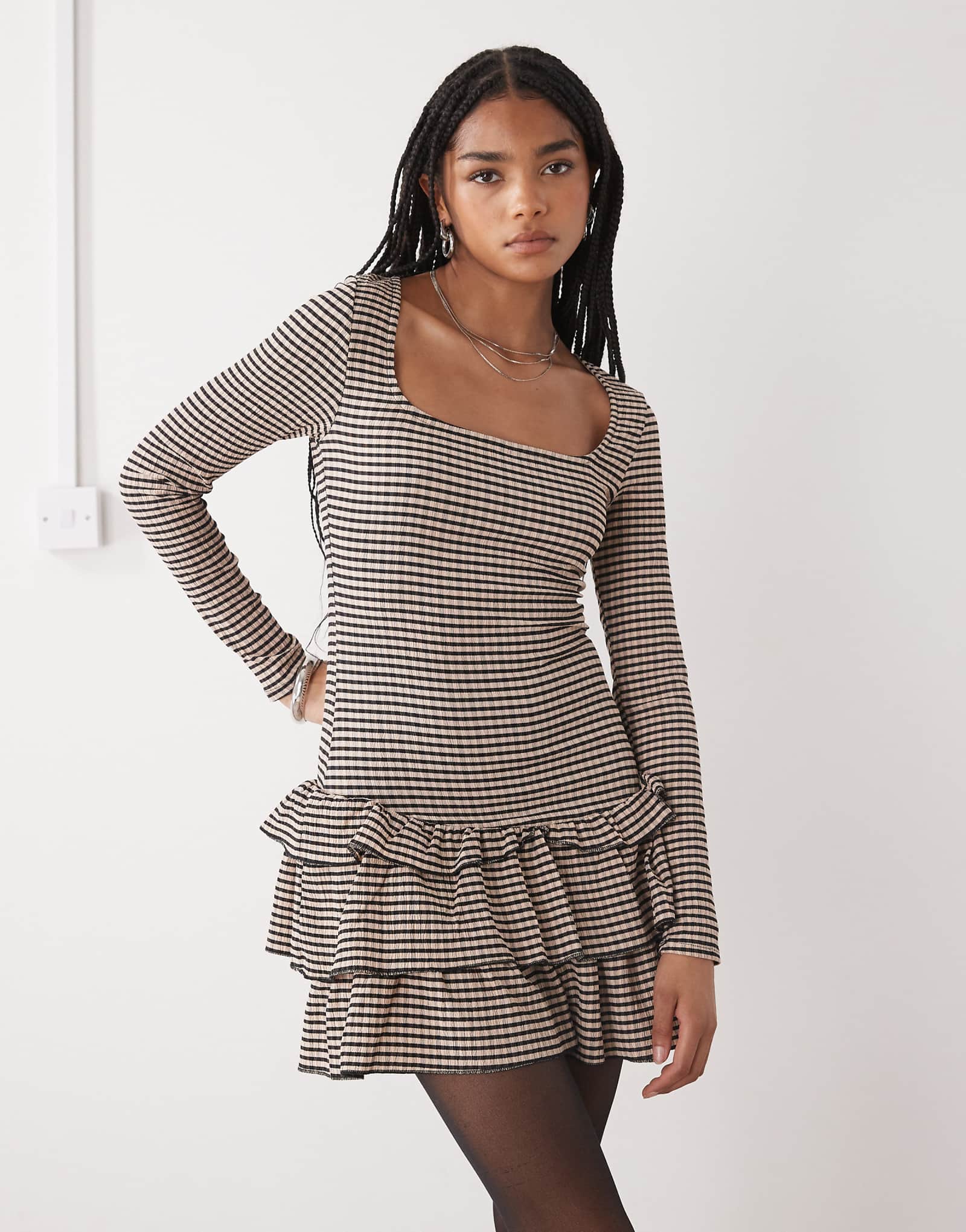 brown gingham 4190₽