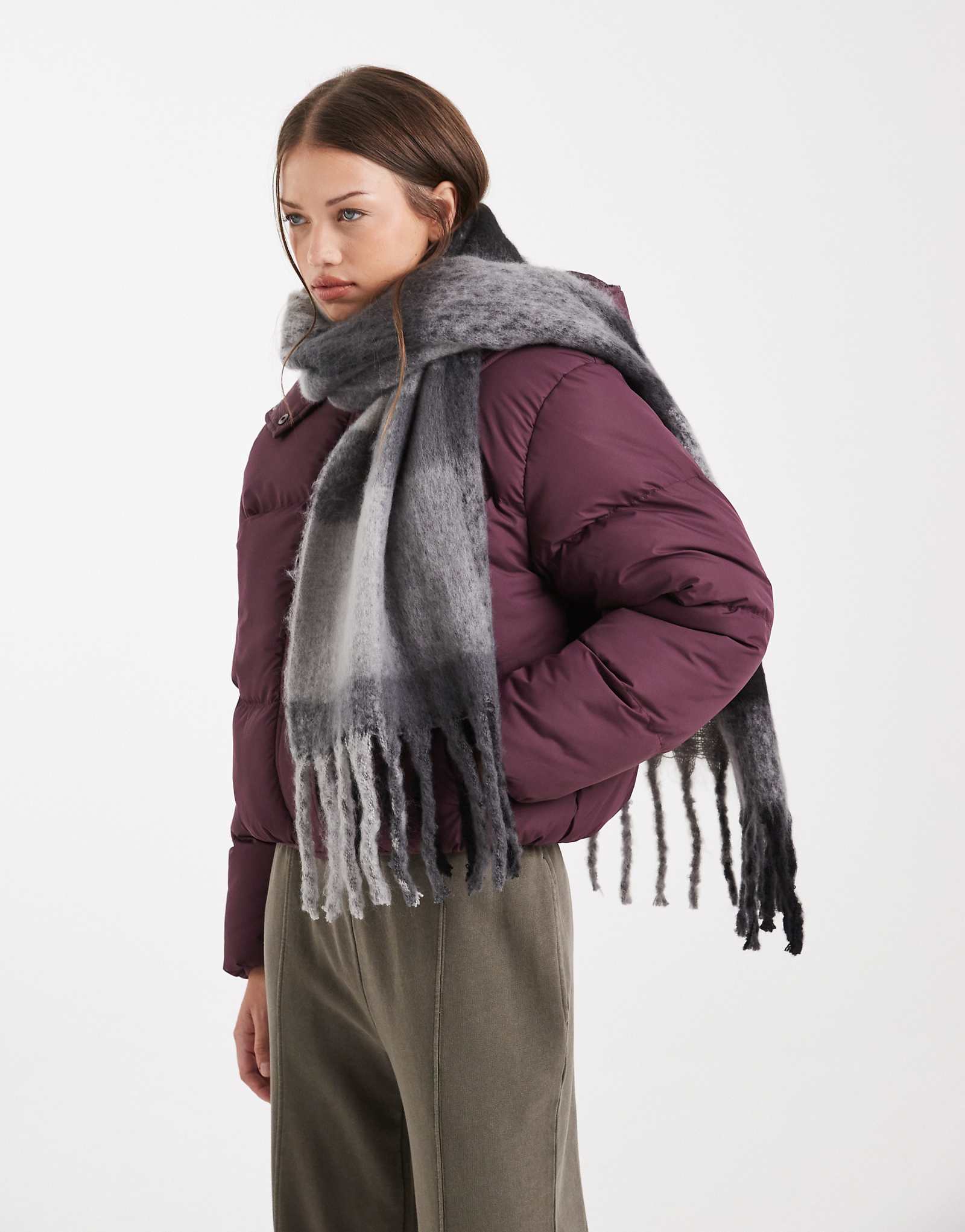 Vero Moda - gray pinstripe plaid 5890₽