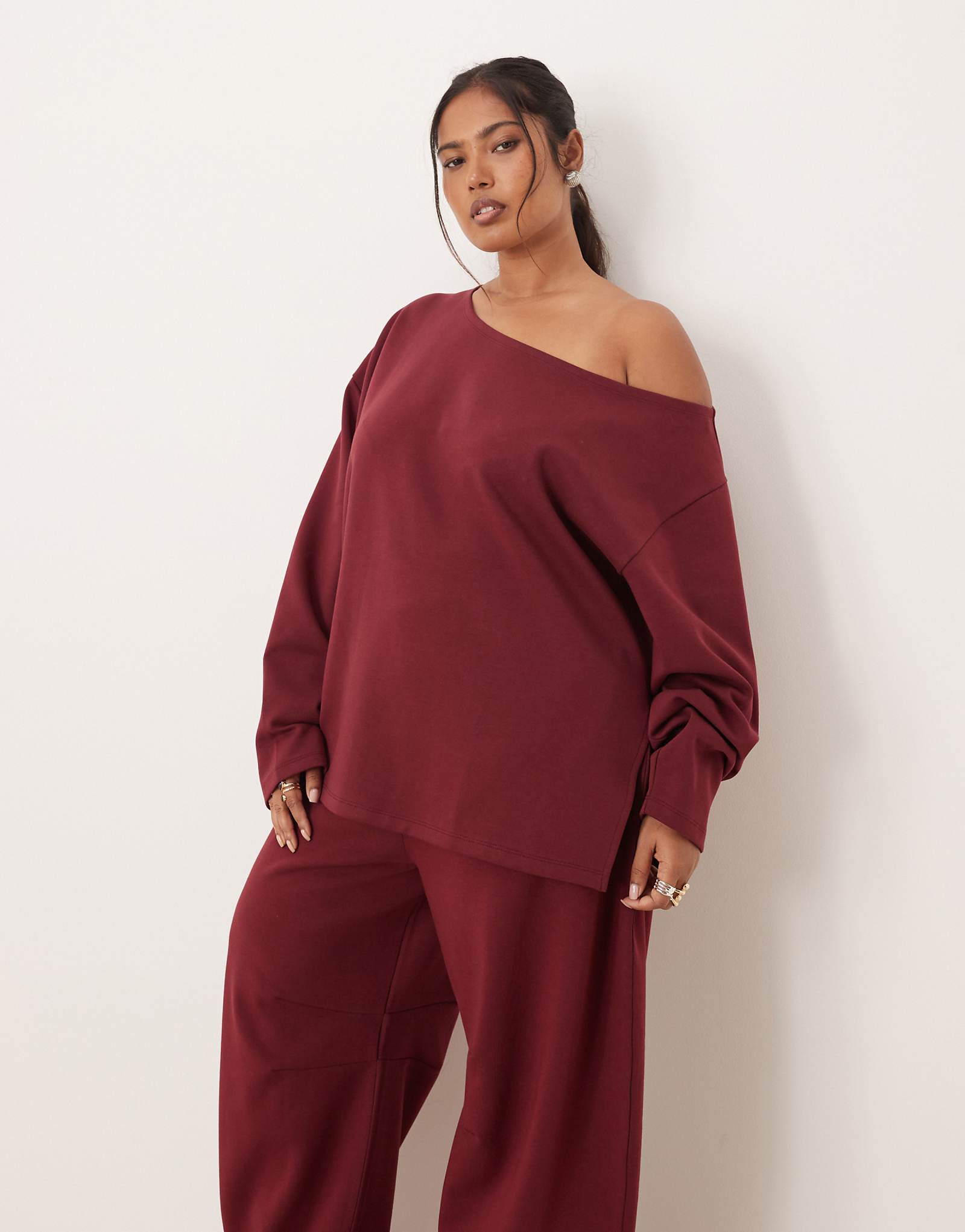 ASOS DESIGN Curve burgundy 6790₽