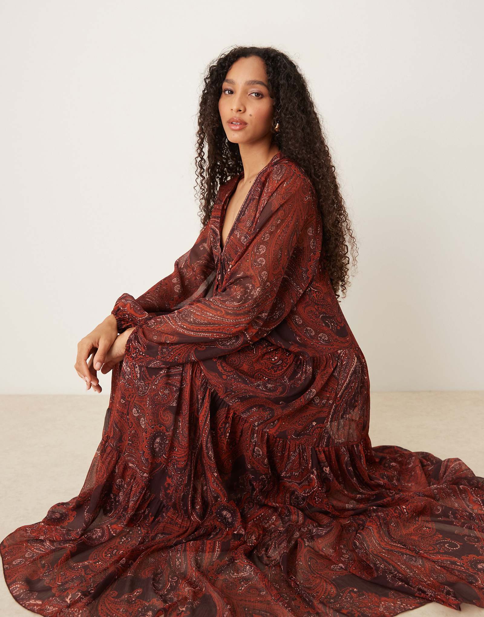 - Mango rust paisley rust 39090₽