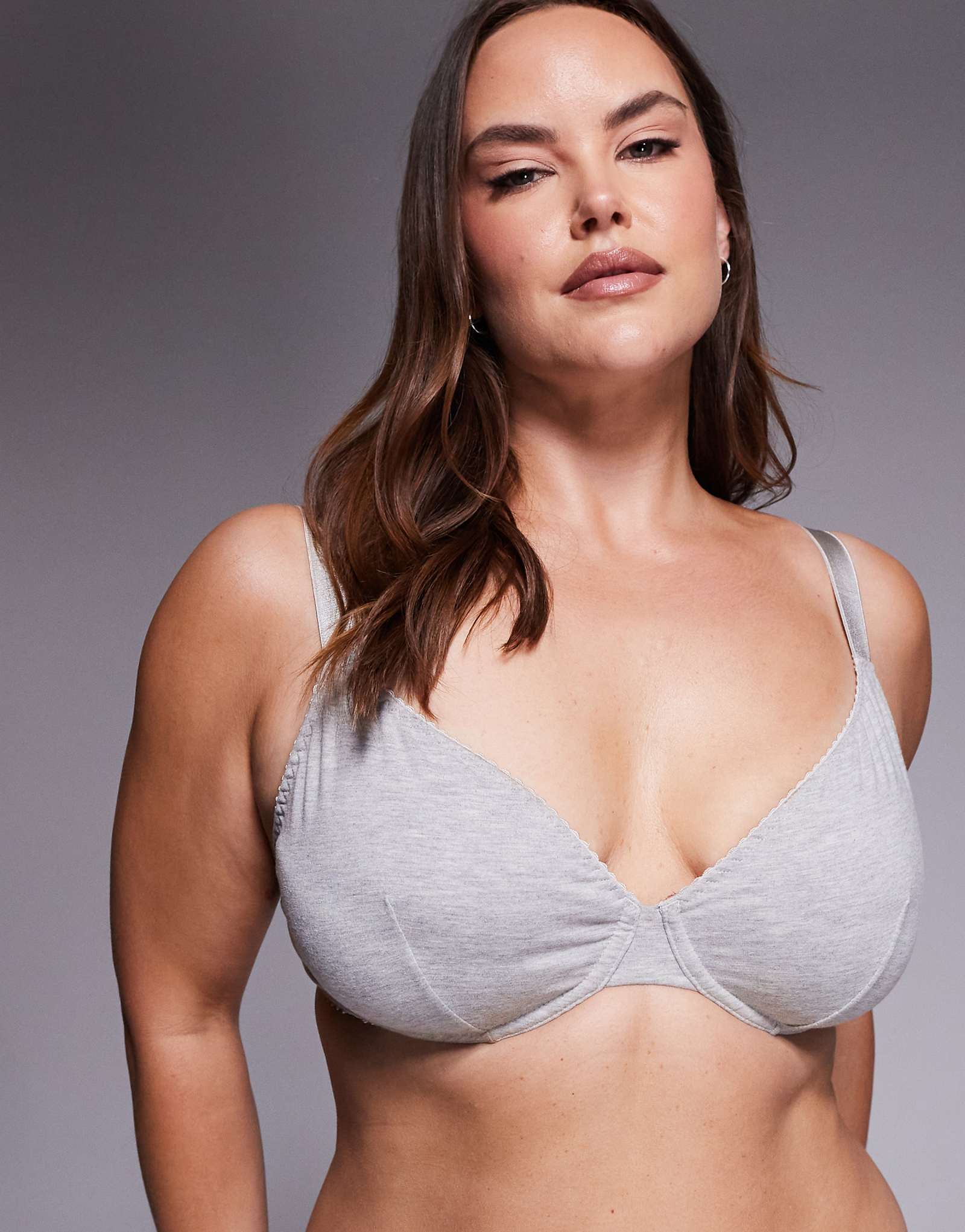 ASOS DESIGN Curve Mila gray heather 3590₽