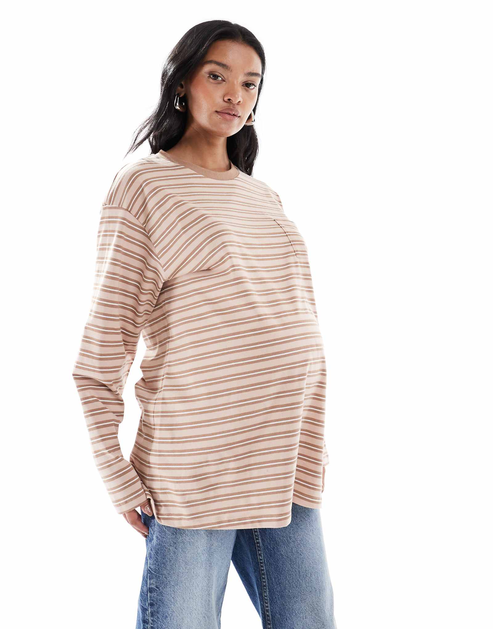 ASOS DESIGN neutral stripe 5590₽