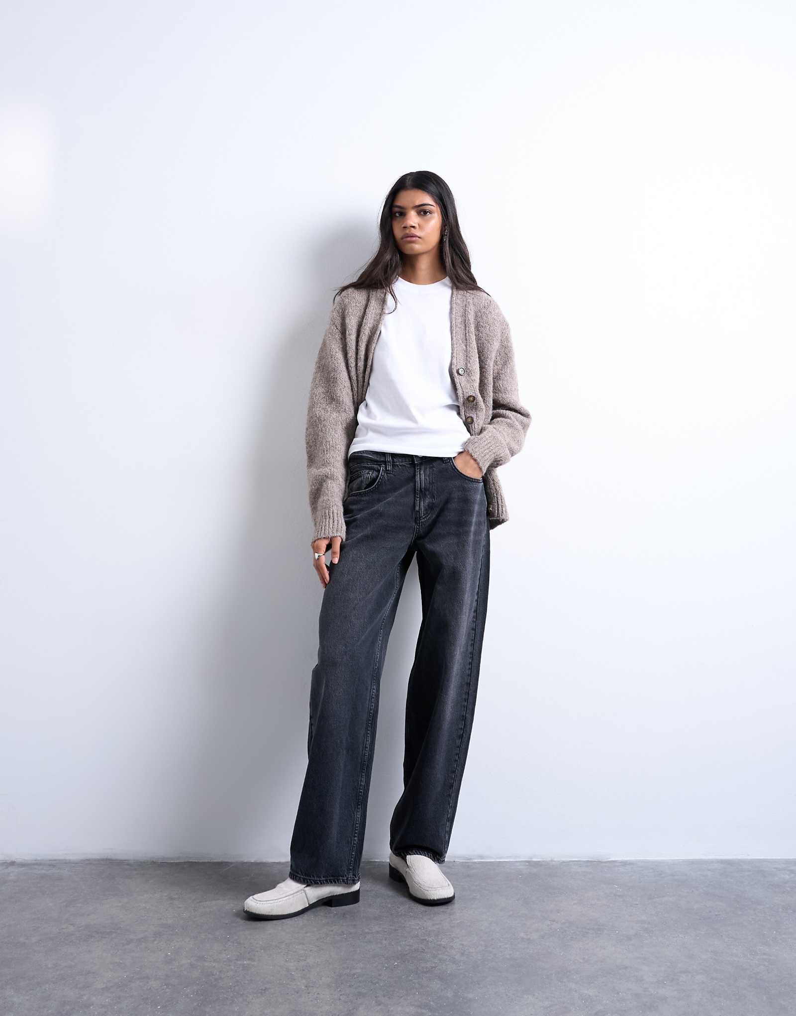 Topshop Lowrie washed black 18490₽