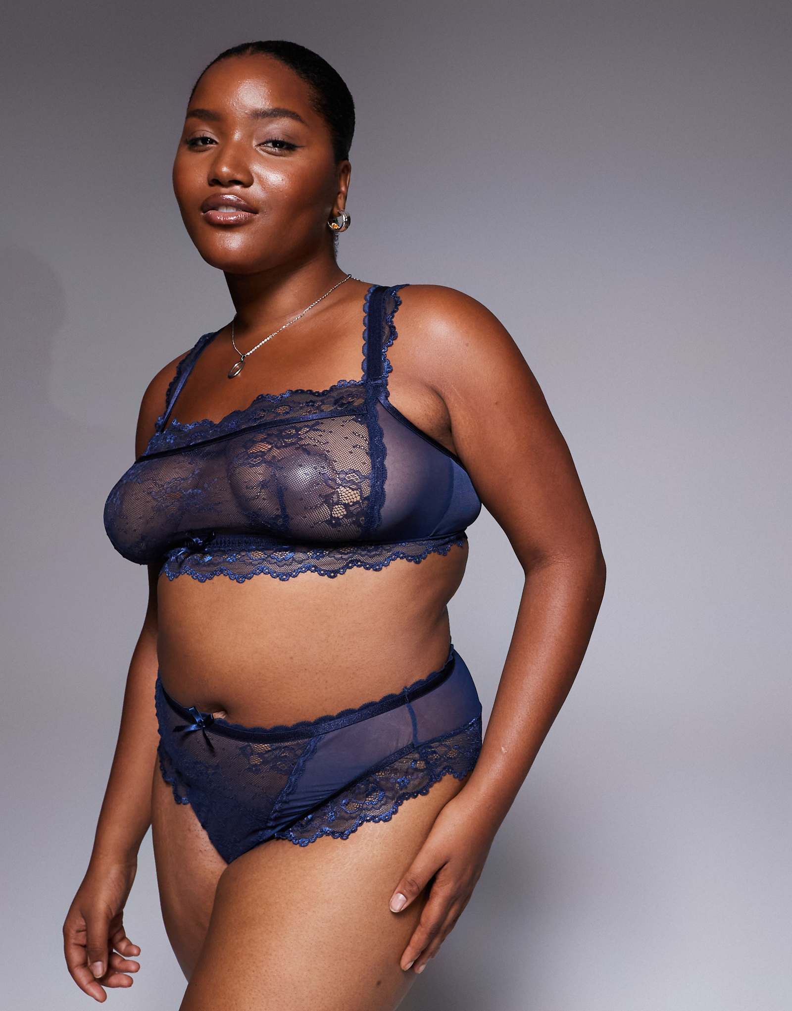 ASOS DESIGN Curve Ivy - navy 2690₽