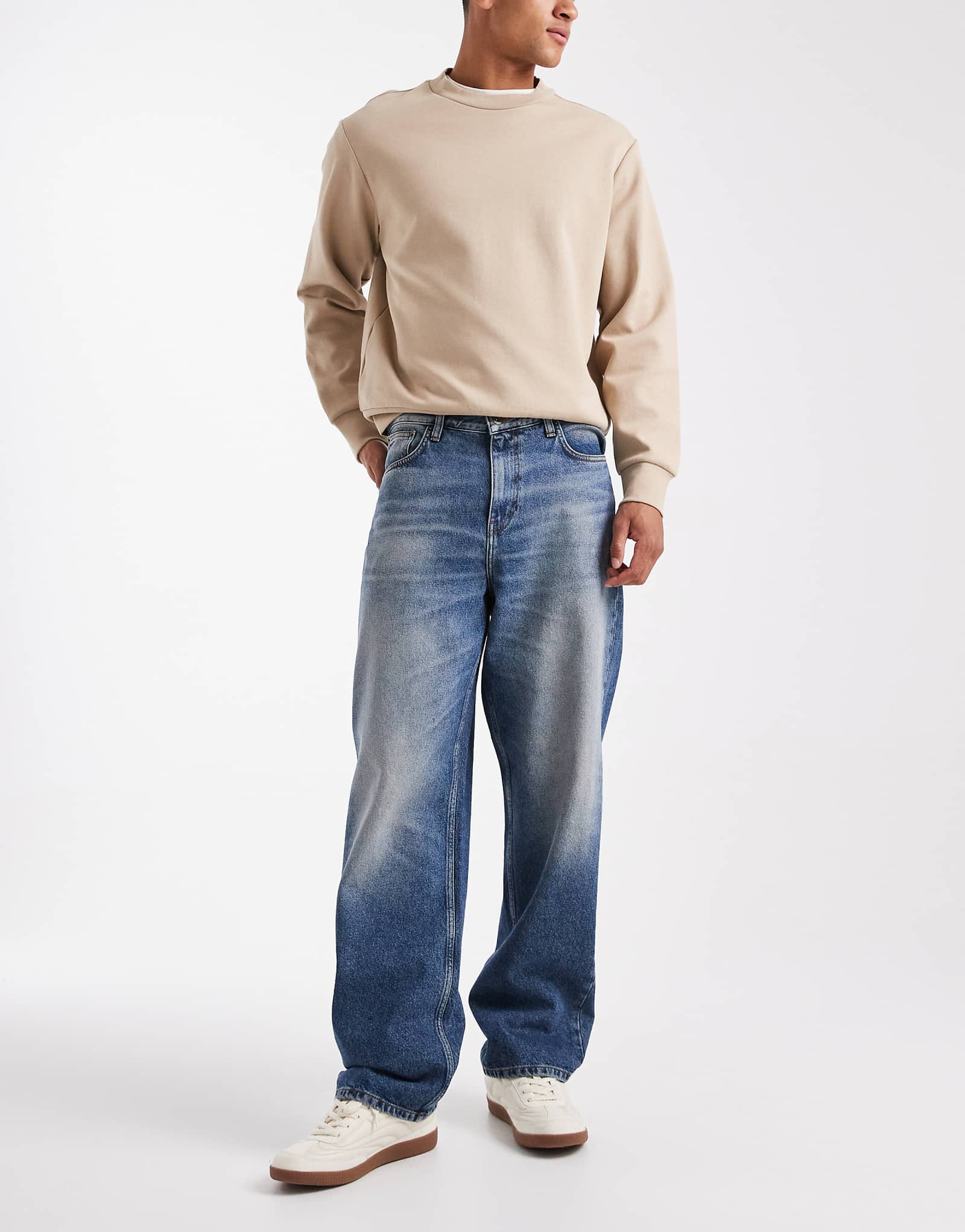 ASOS DESIGN dark wash blue 12990₽