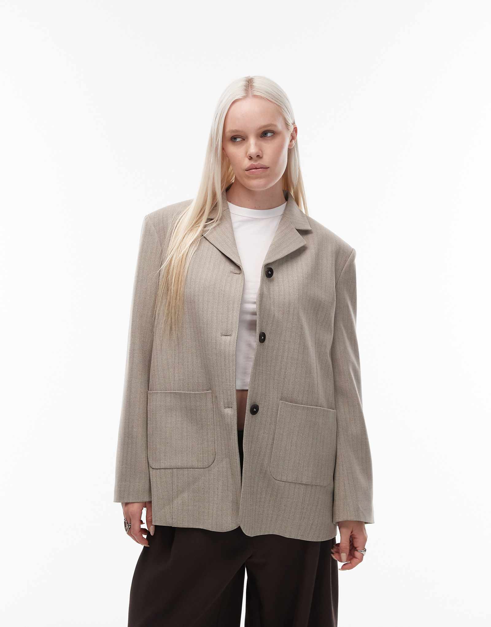 ASOS brown herringbone 8290₽