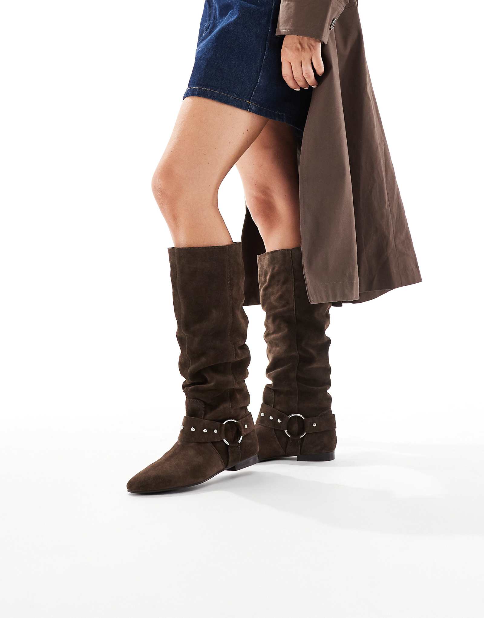 schuh Dallas pixie      brown suede