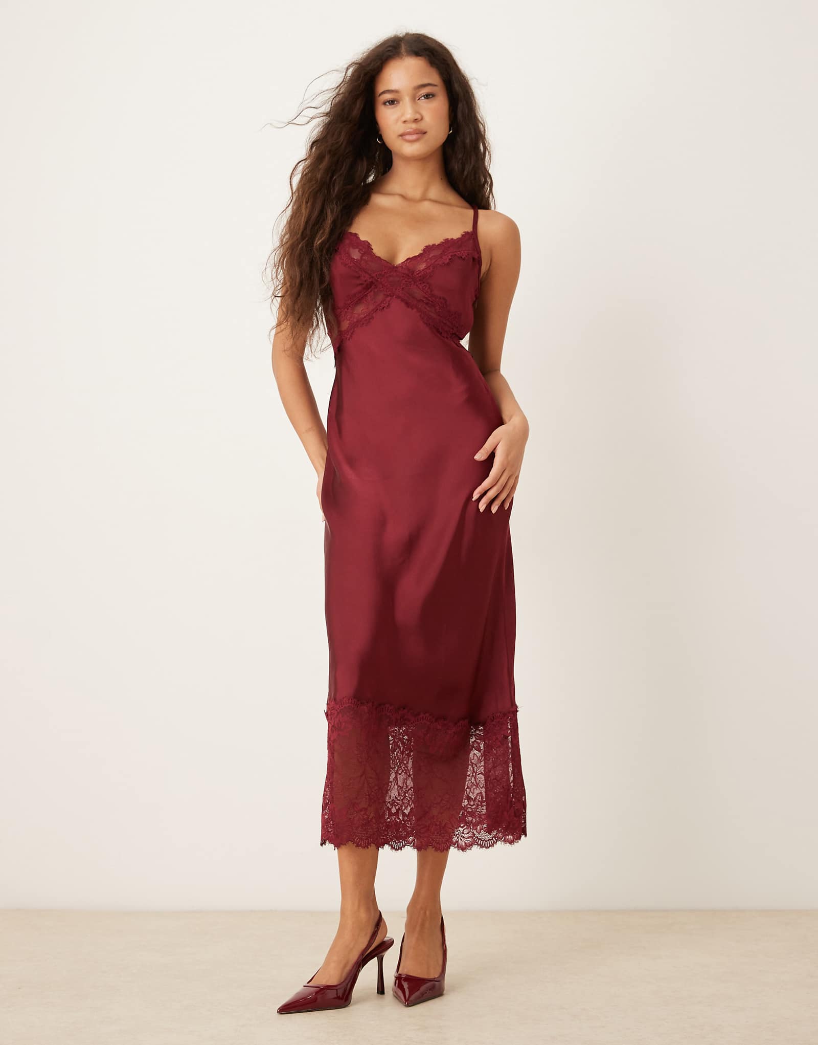 midaxi Kiss The Sky burgundy 14990₽