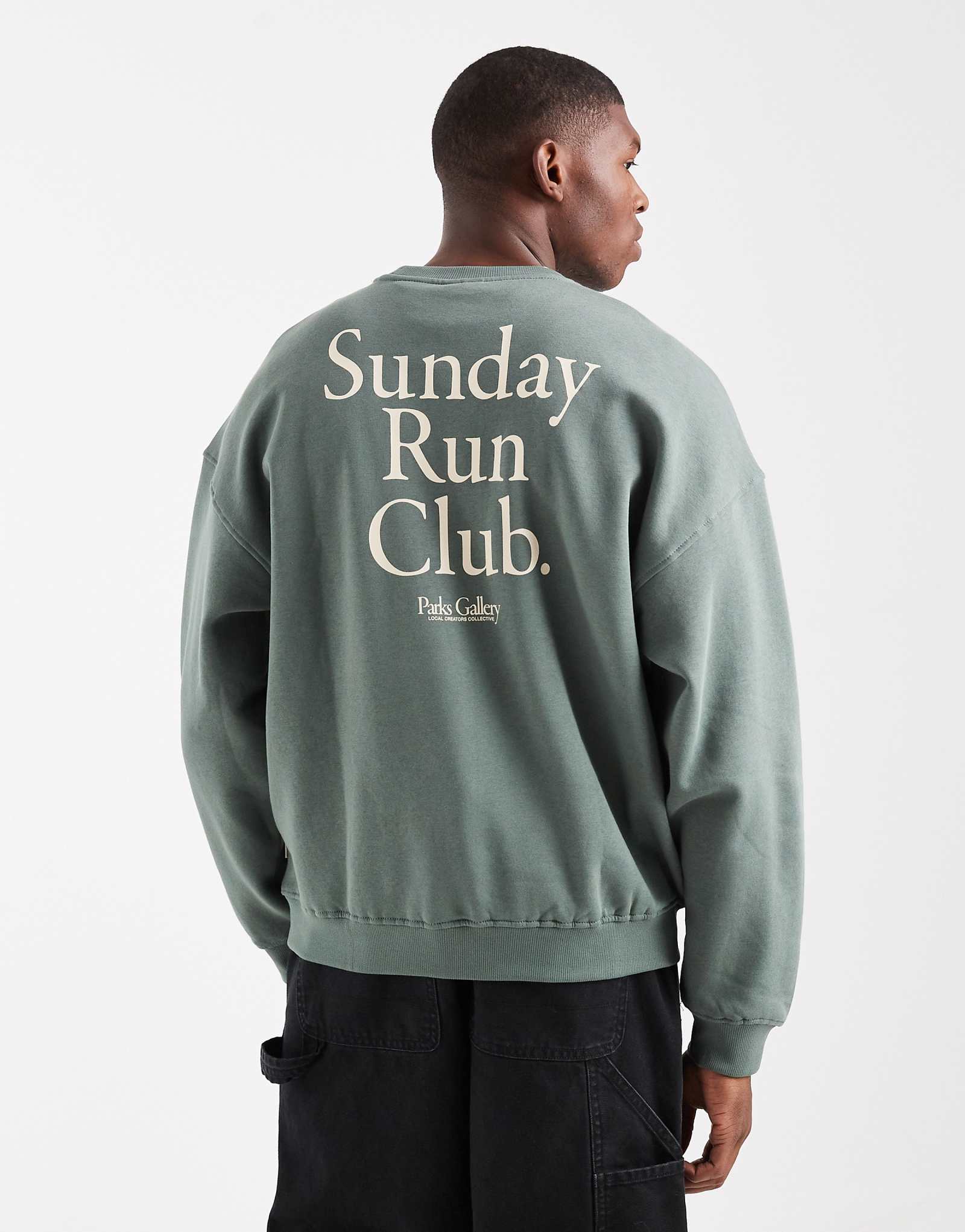 ONLY -SONS vintage fit run club balsam green 12090₽