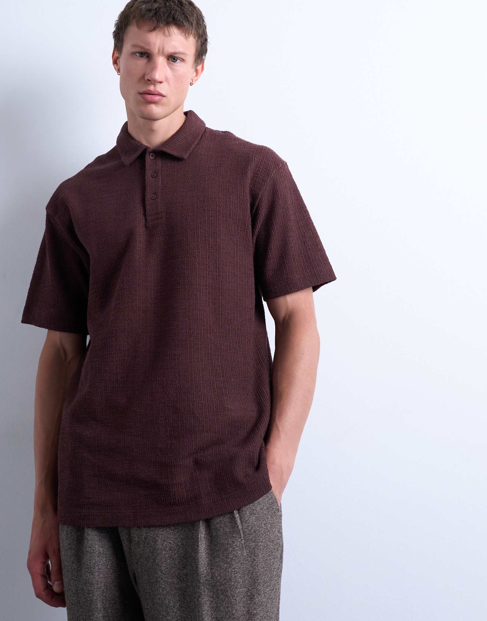 Topman oversize fit brown 3990₽