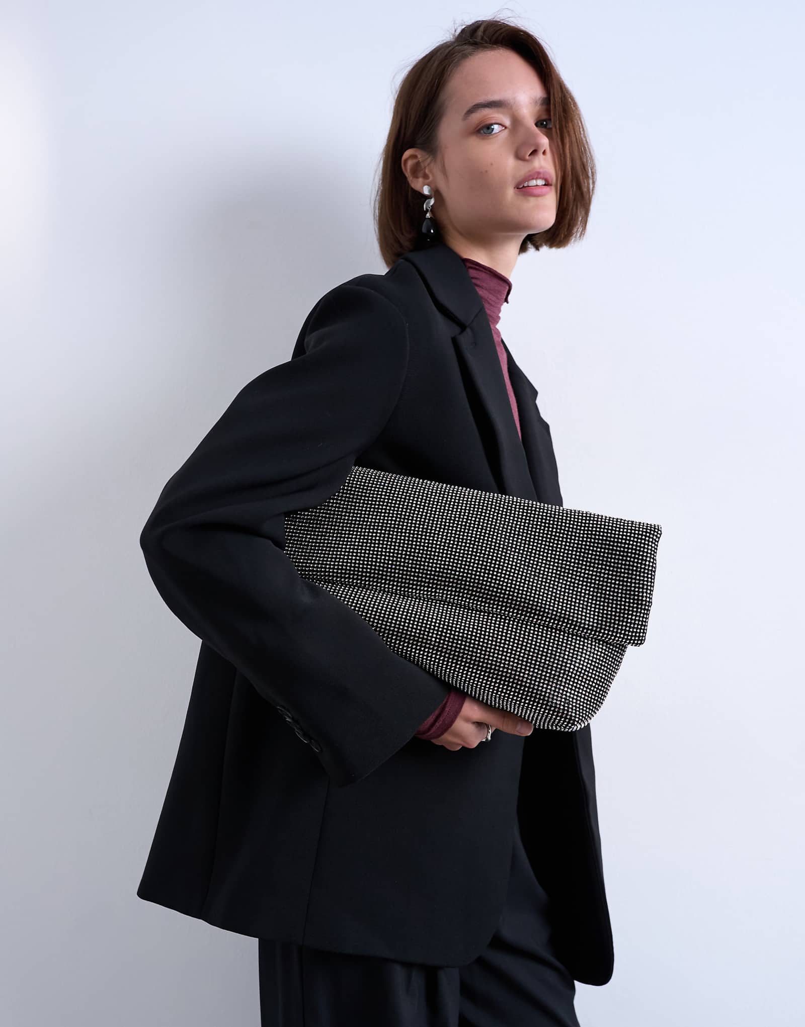 - Topshop Georgia black rhinestone 12990₽