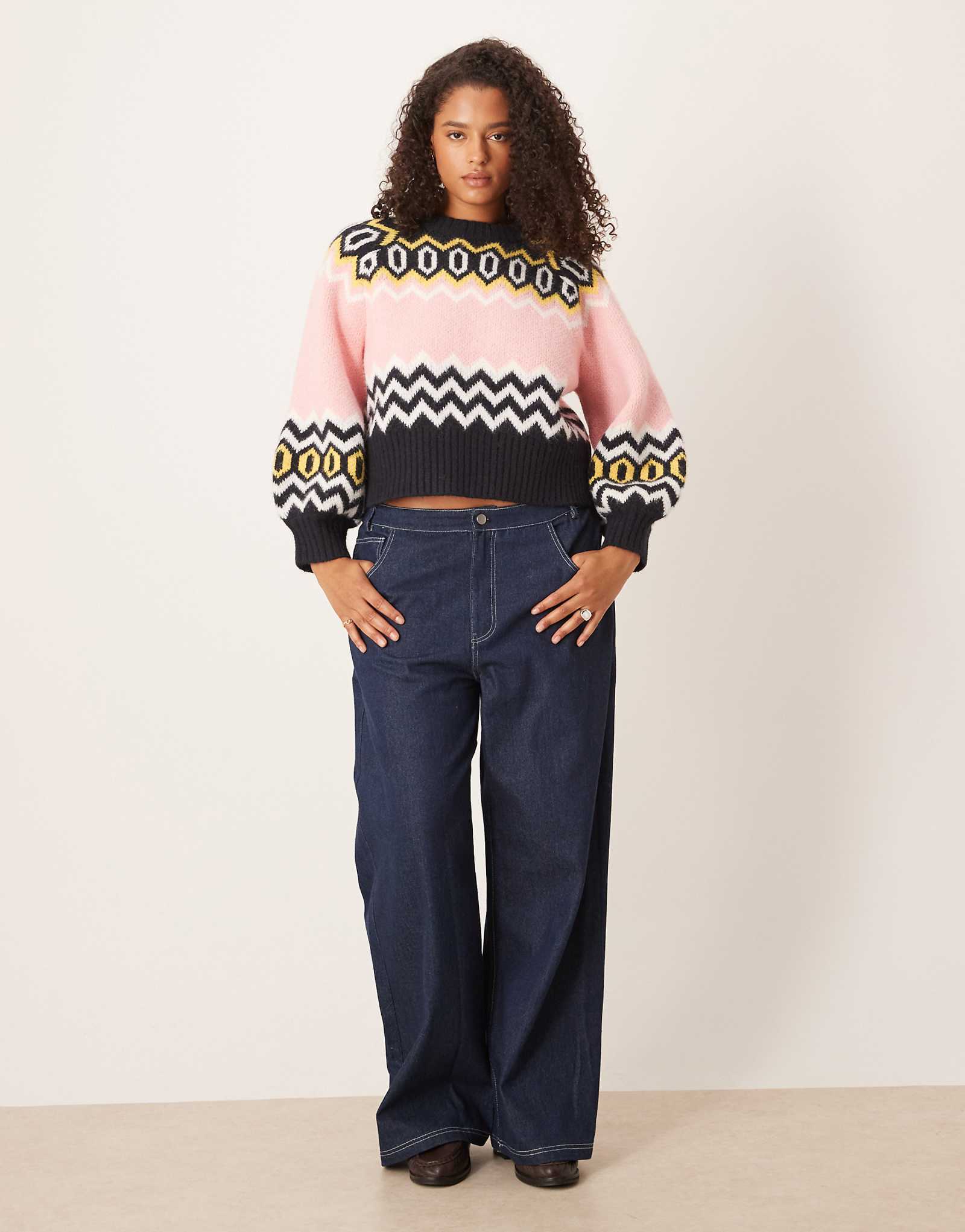 ASOS Fairisle - navy 7390₽