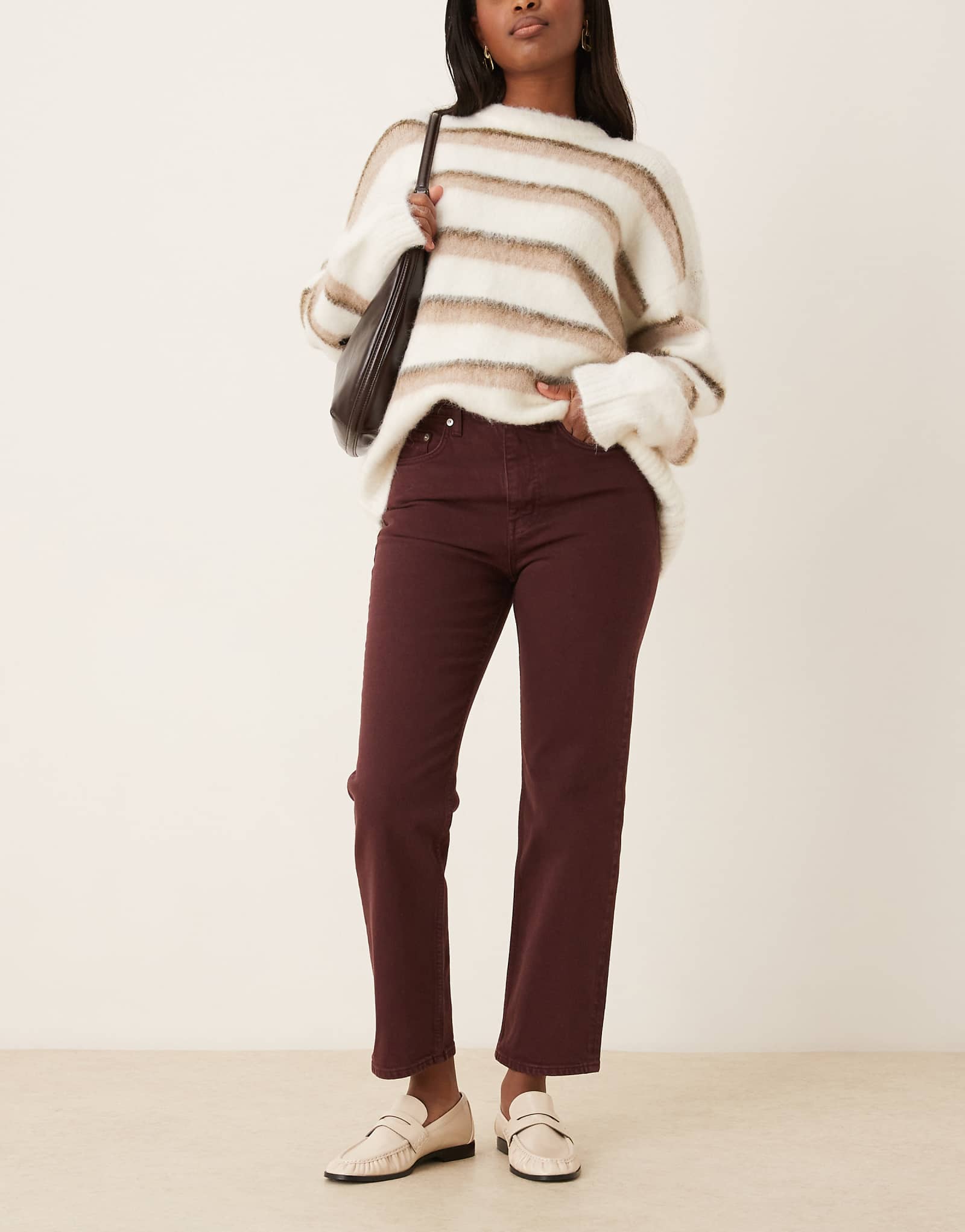 ARKET Jade stretch burgundy 16490₽