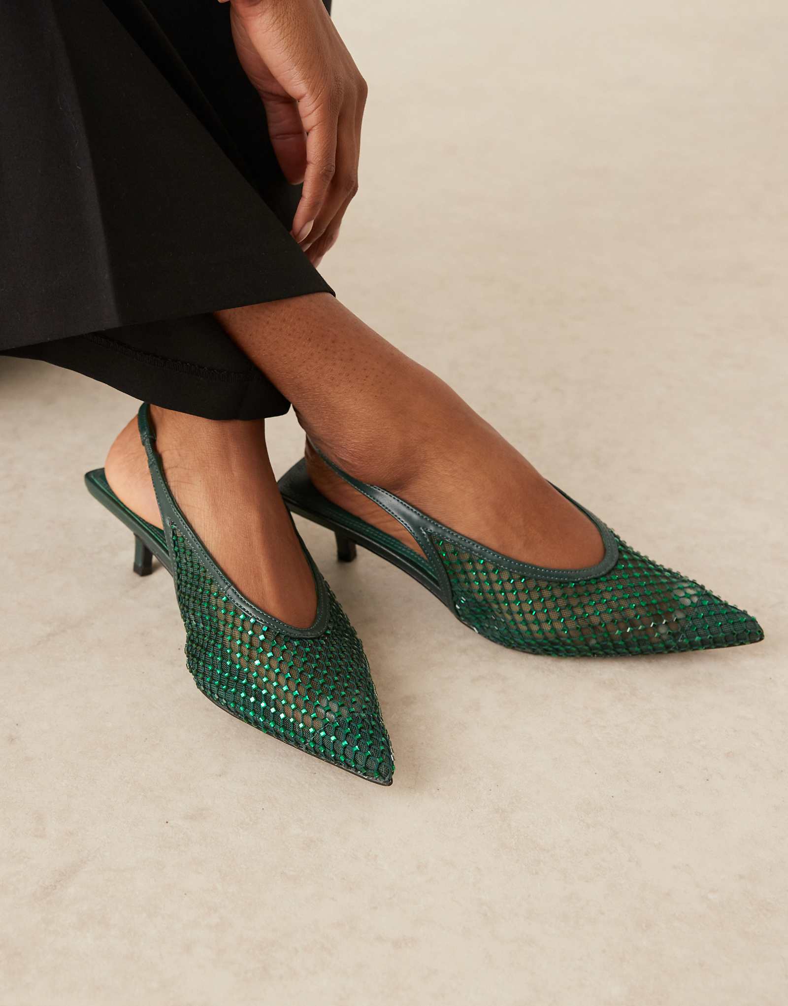 ASOS DESIGN Sydney - green embellished 11890₽