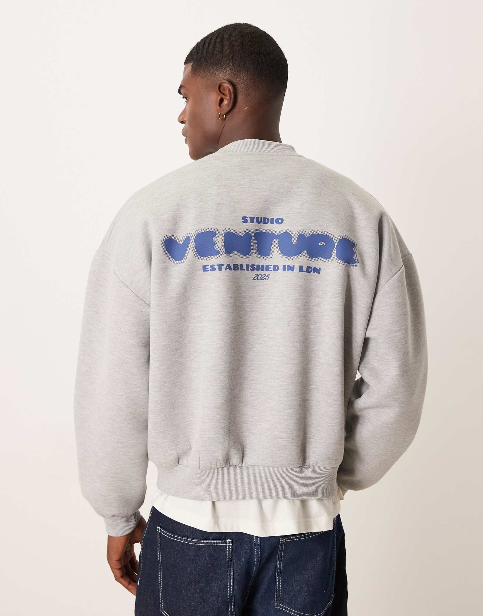 ASOS DESIGN heavyweight gray heather 9090₽