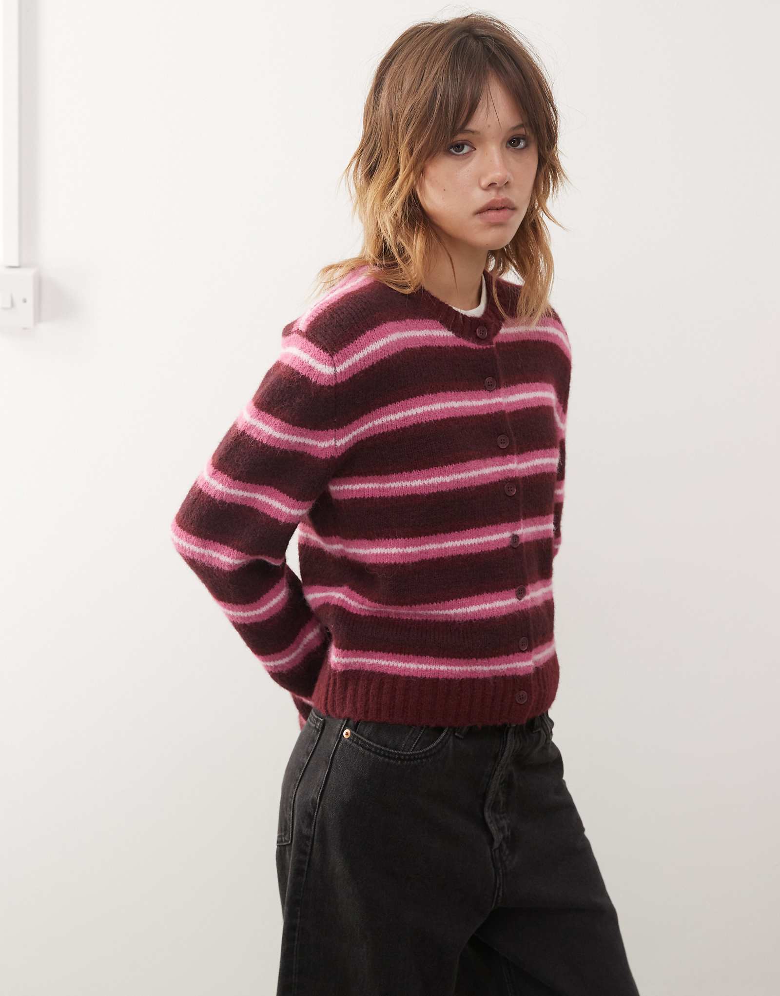 Monki pink stripe 12790₽