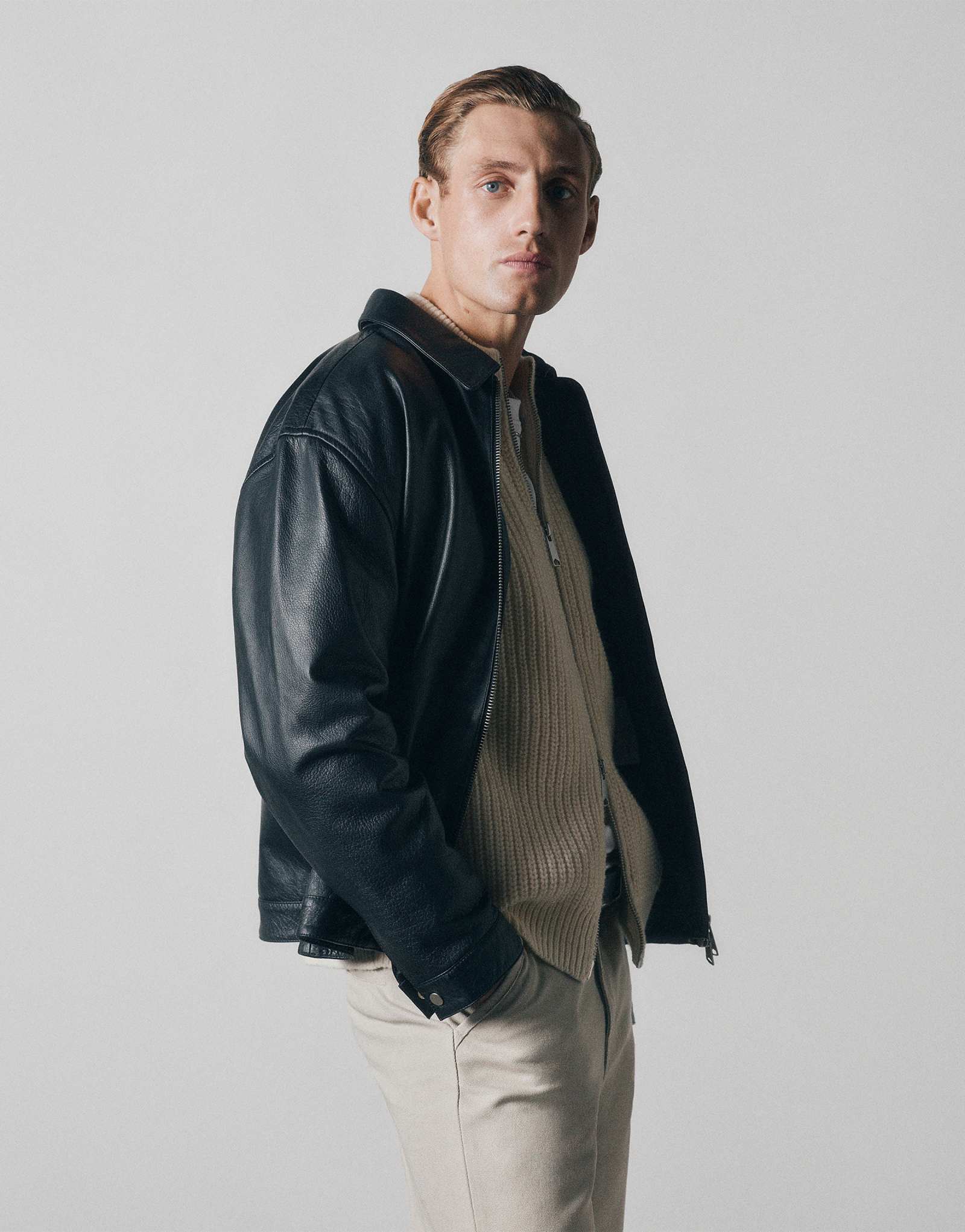 ASOS COLLECTIVE harrington black 66190₽