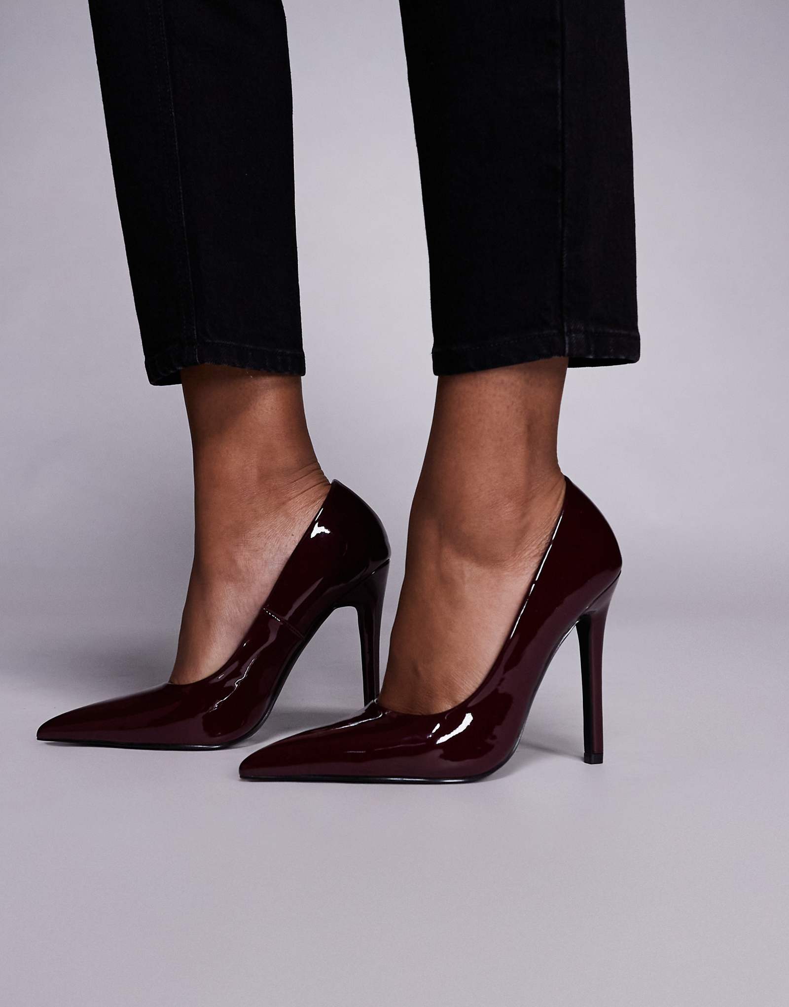 - Simmi London Alez - Burgundy patent 13190₽