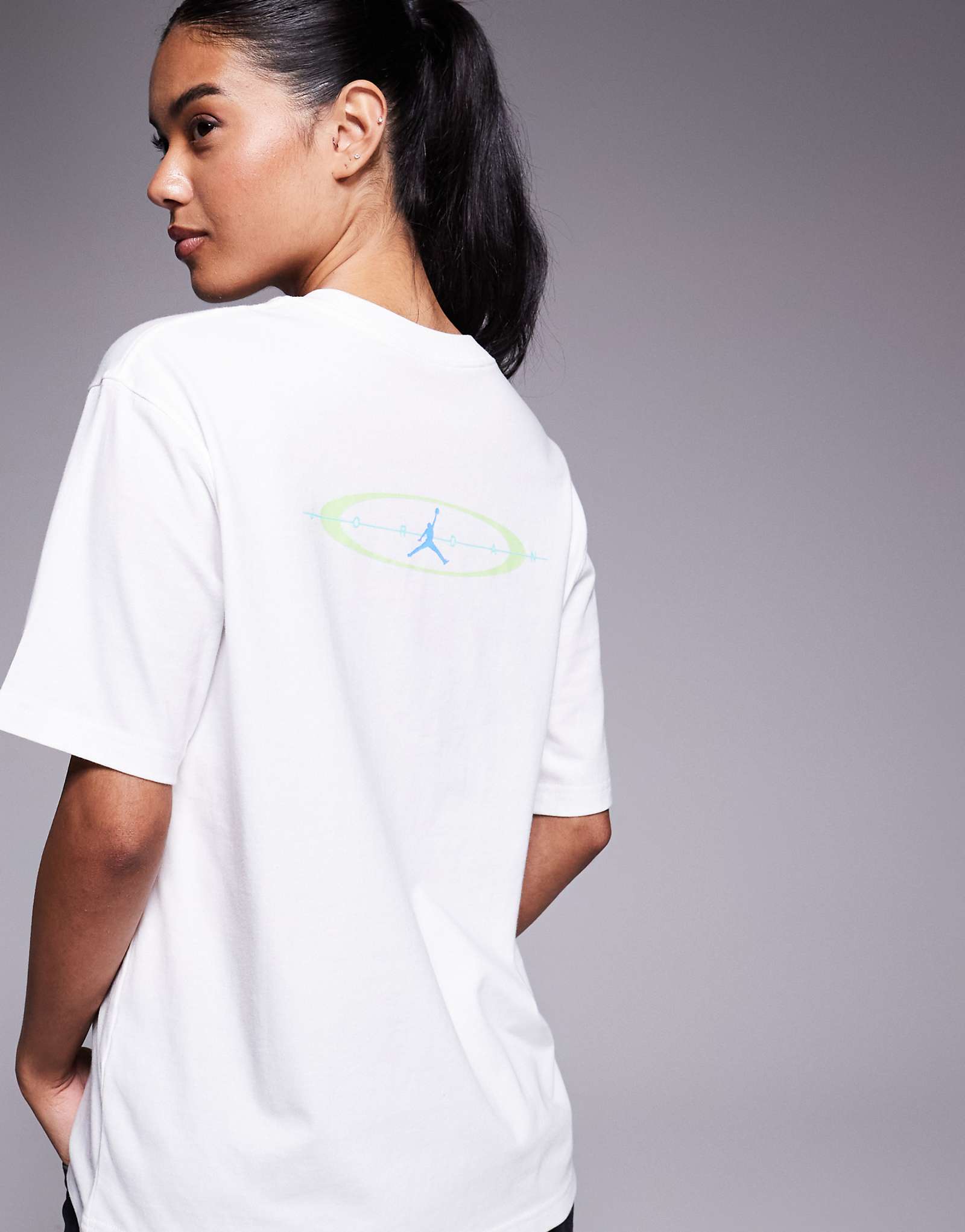 Nike Air Jordan backprint white 7290₽