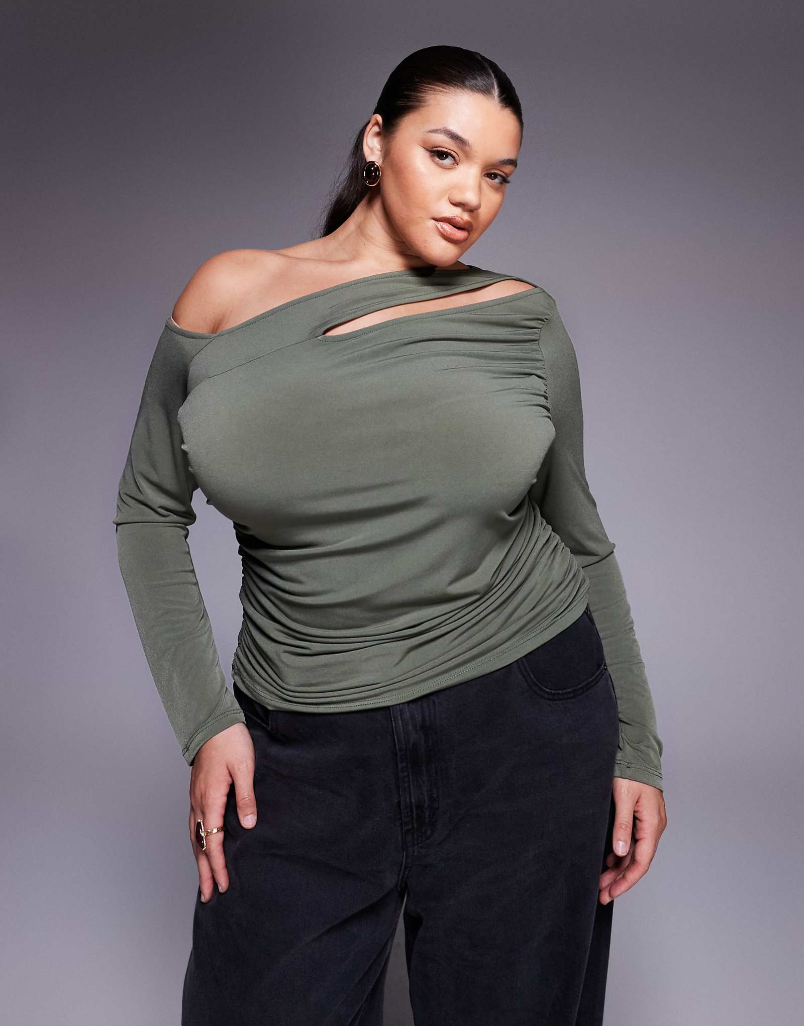 - ASOS DESIGN Curve dark olive 7790₽