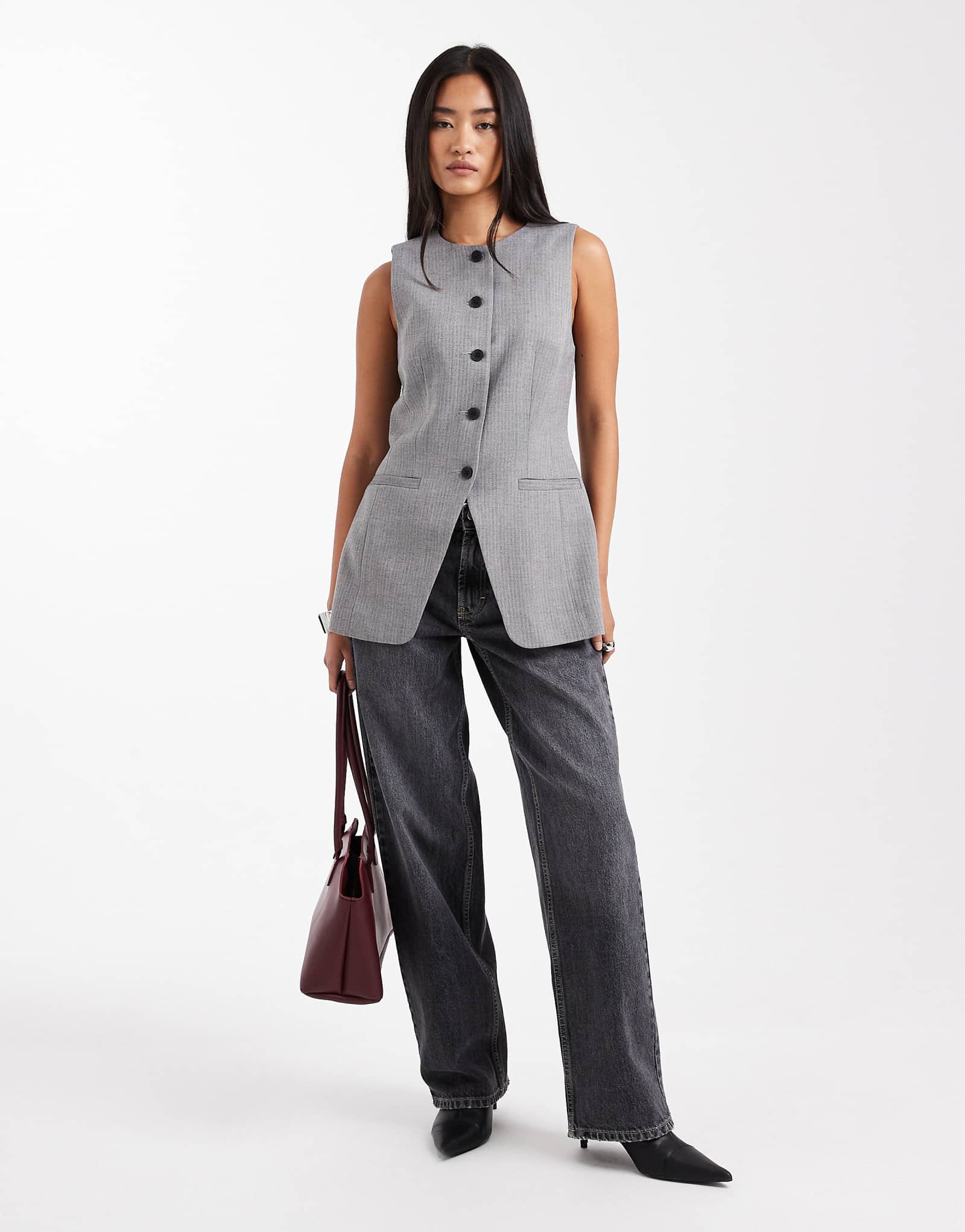 ASOS DESIGN mono herringbone 6790₽