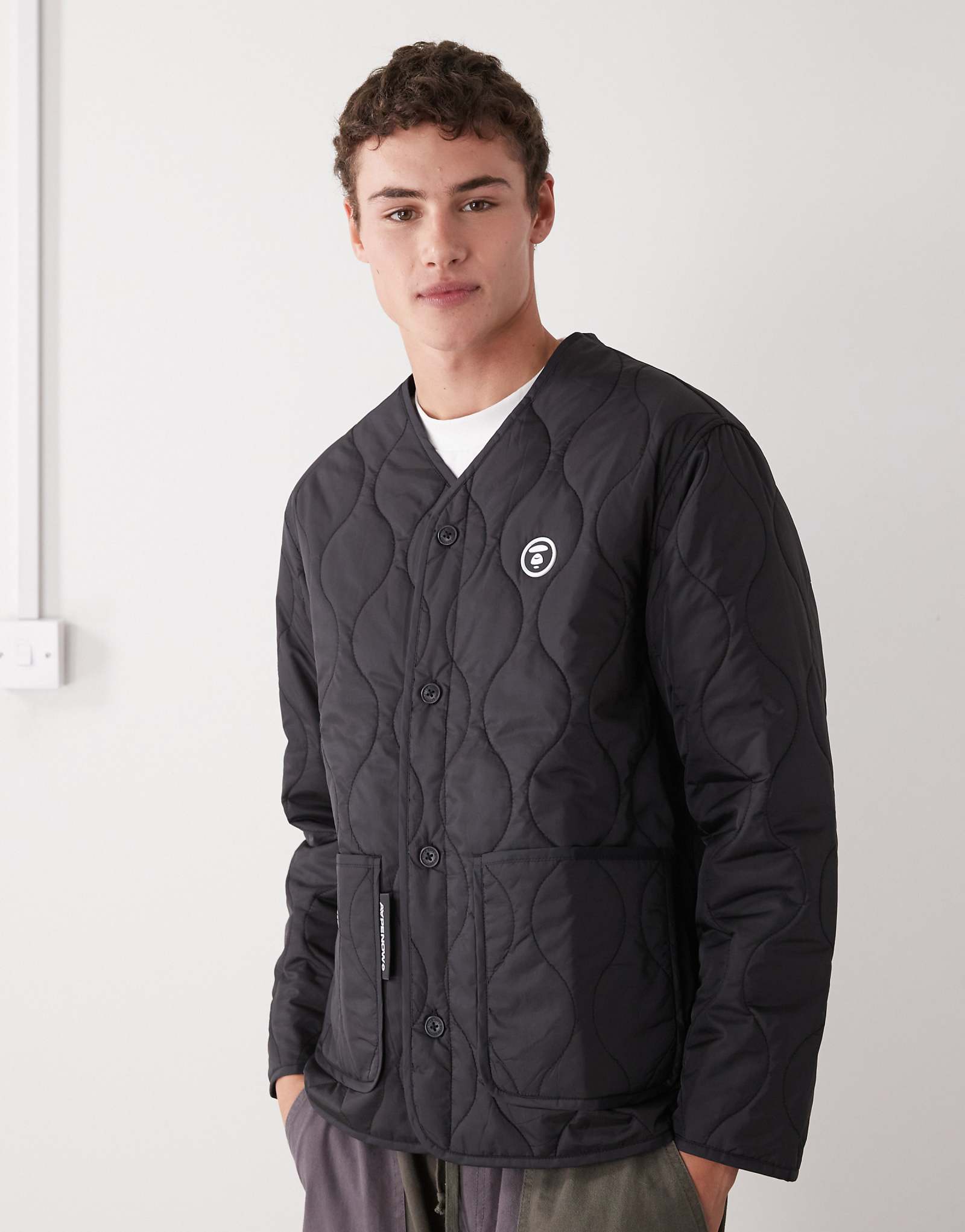 Aape by A Bathing Ape x Alpha Industries black 21690₽